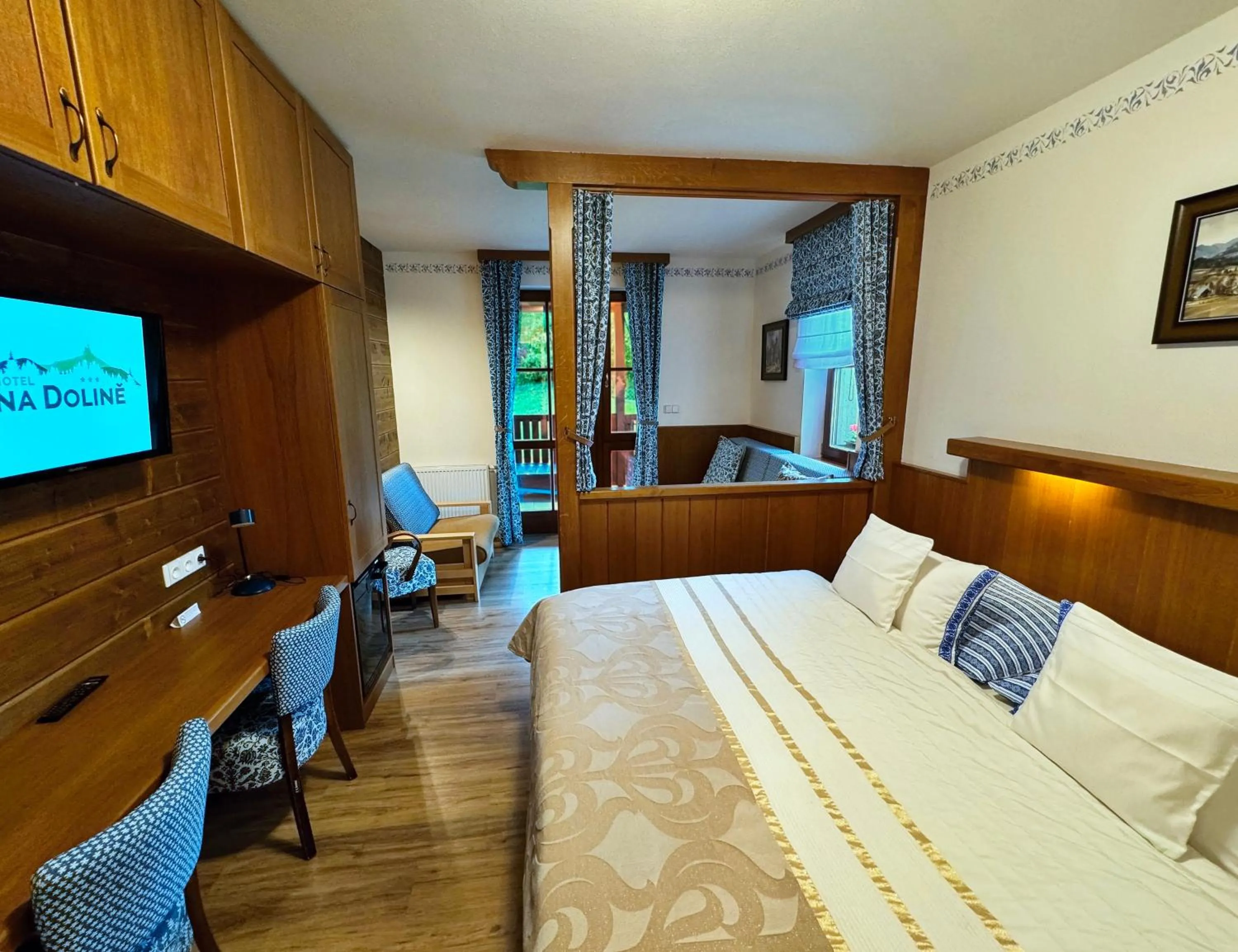 Bed in Hotel Na Dolině