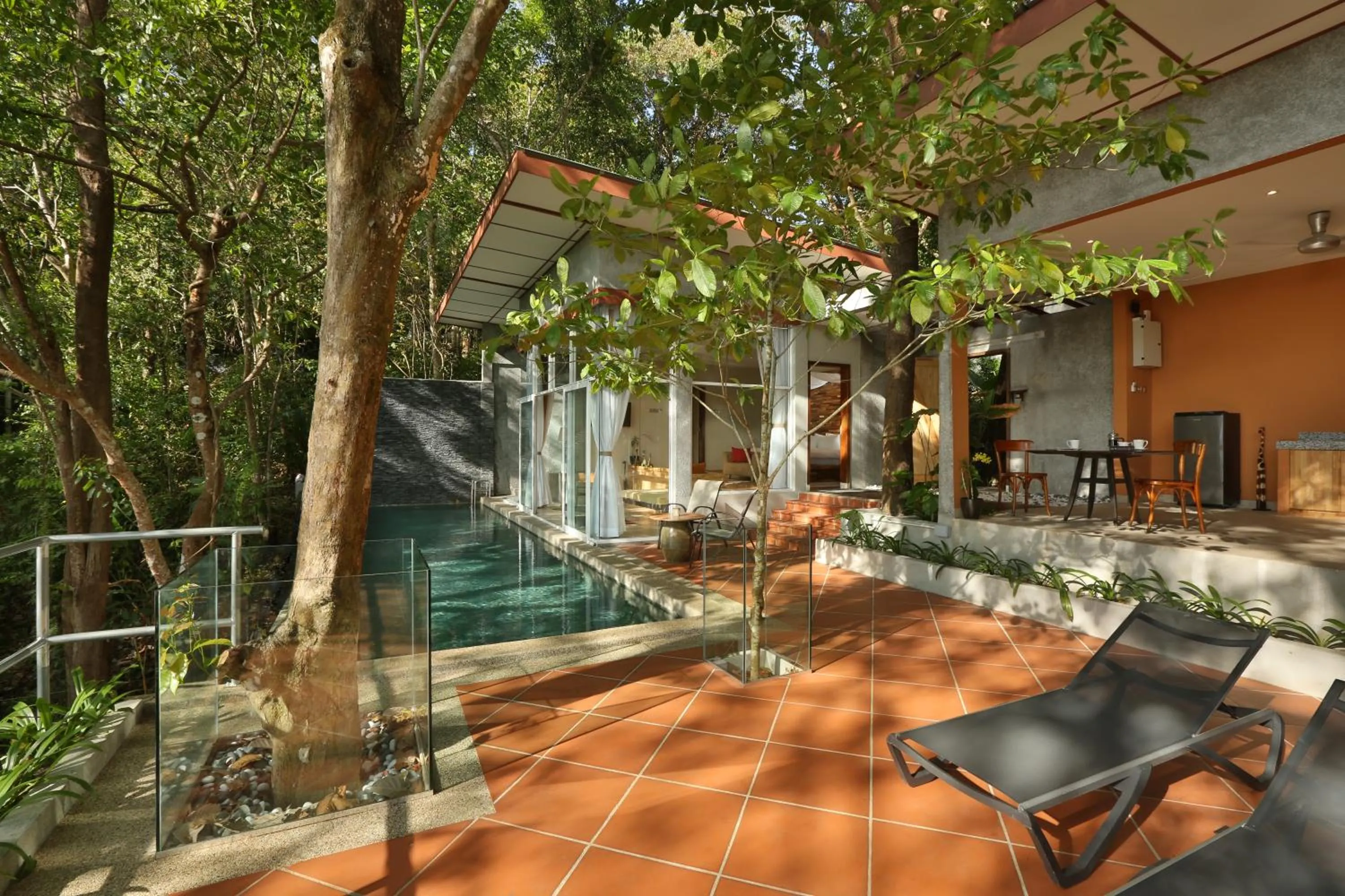 Patio in Ambong Pool Villas - Private Pool