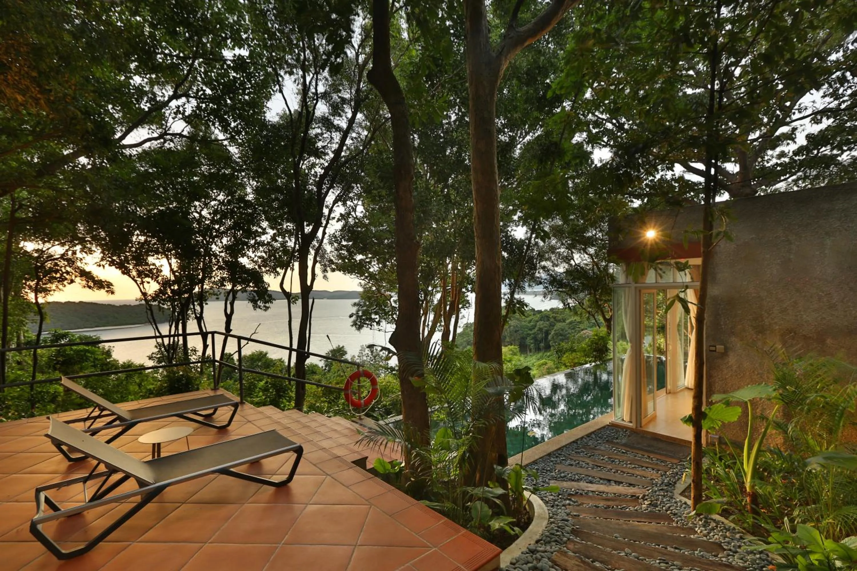 Balcony/Terrace in Ambong Pool Villas - Private Pool