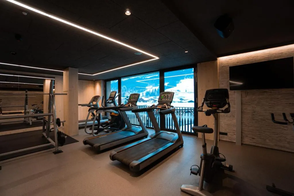 Fitness centre/facilities in Hotel Riederalm
