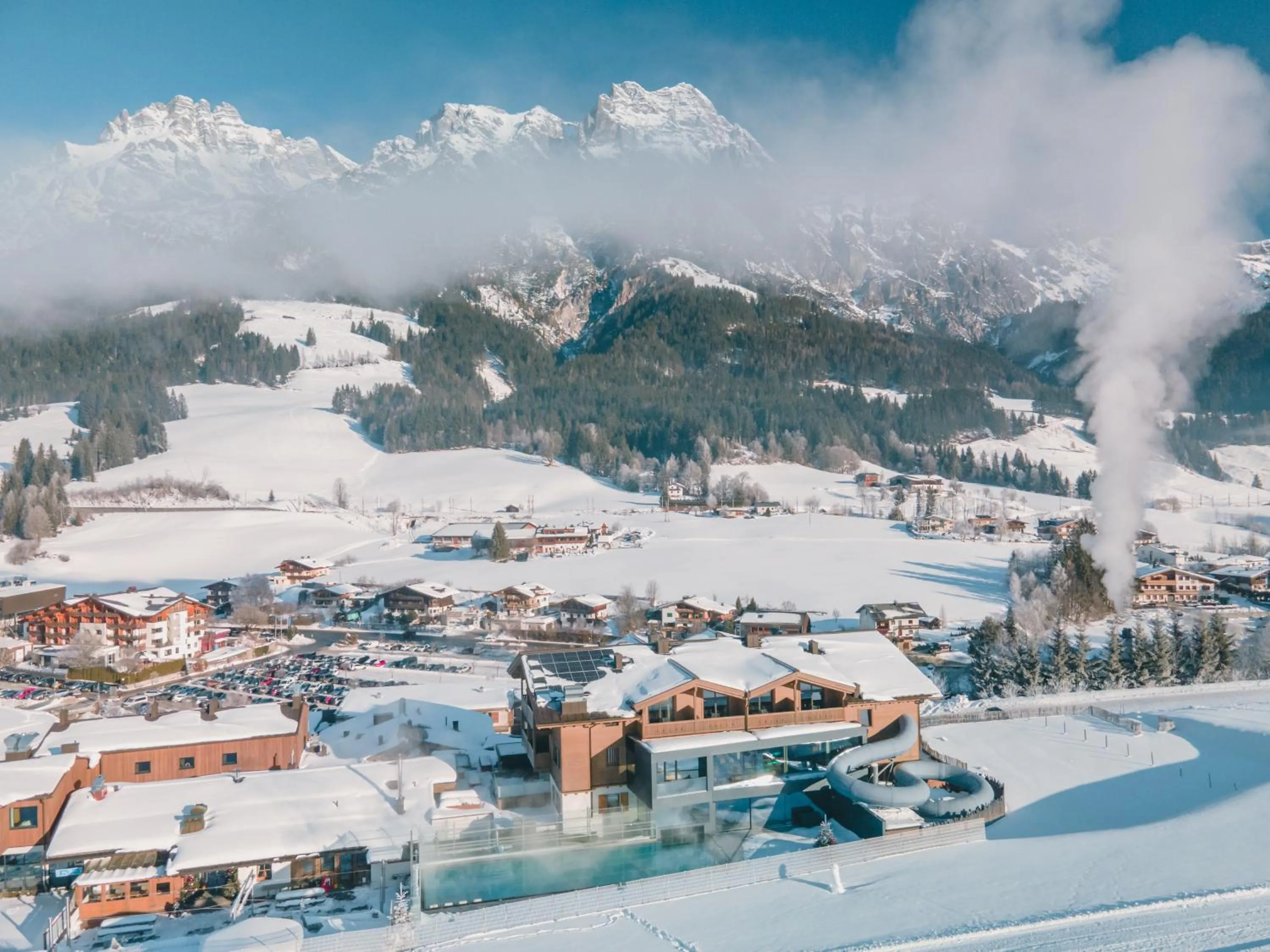 Property building in Hotel Riederalm