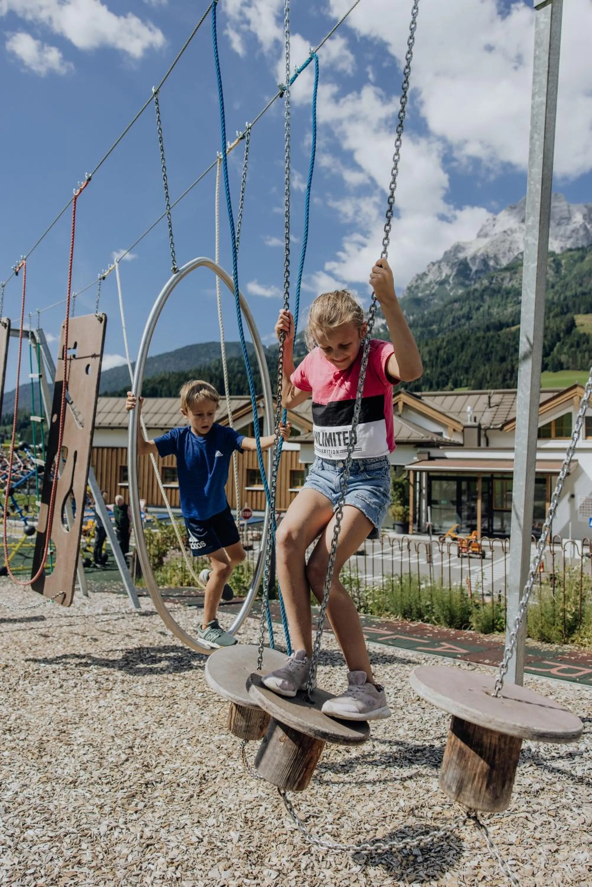 Children play ground in Hotel Riederalm