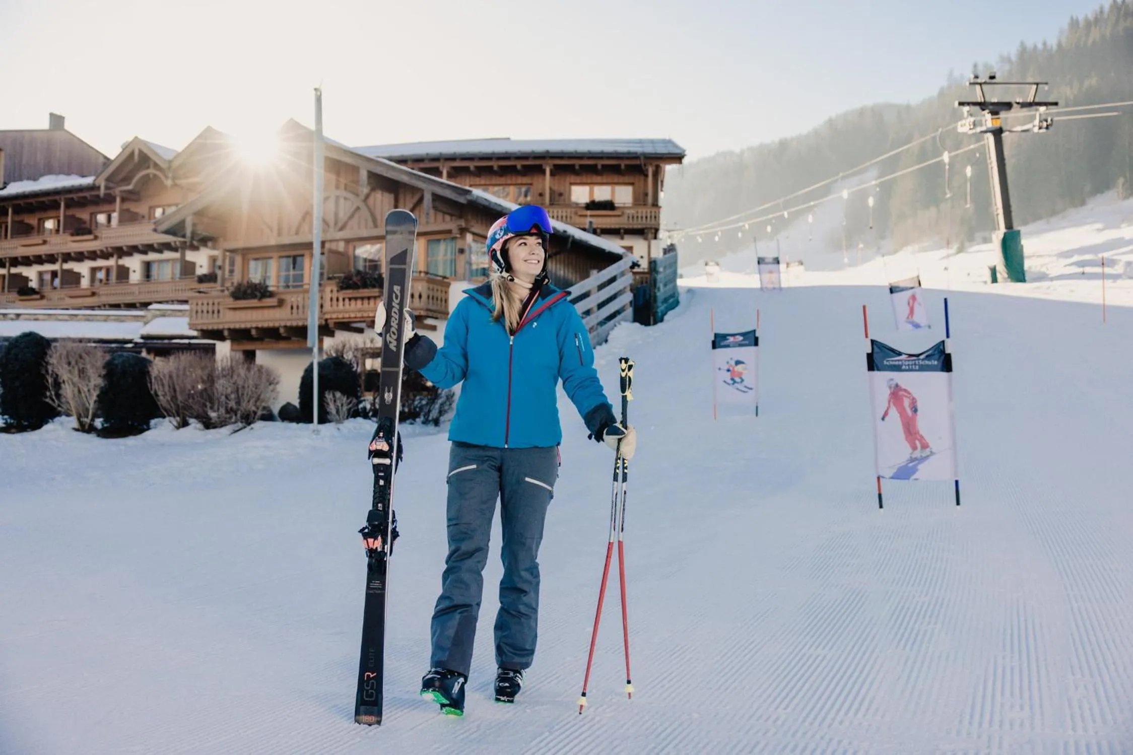 Property building in Hotel Riederalm