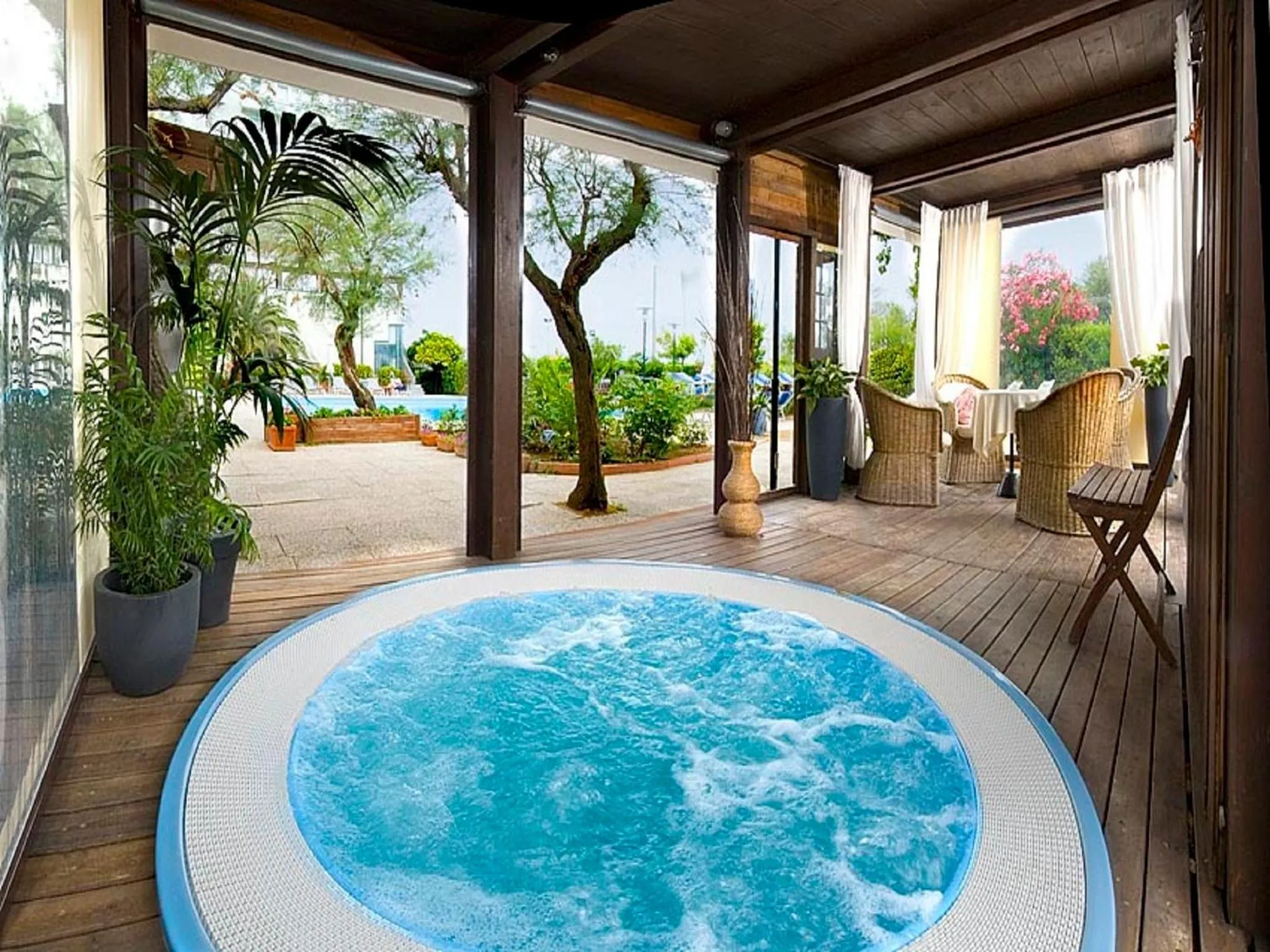 Decorative detail in Hotel Sarti