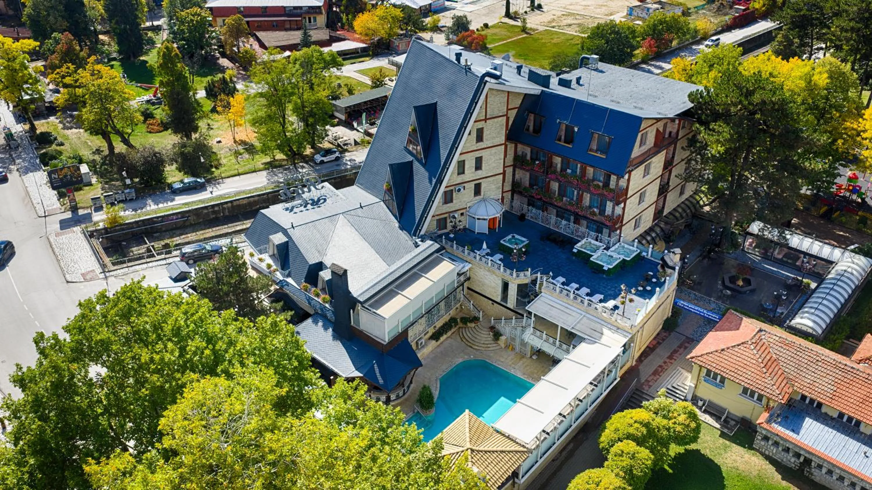 Property building in Spa Hotel Rich