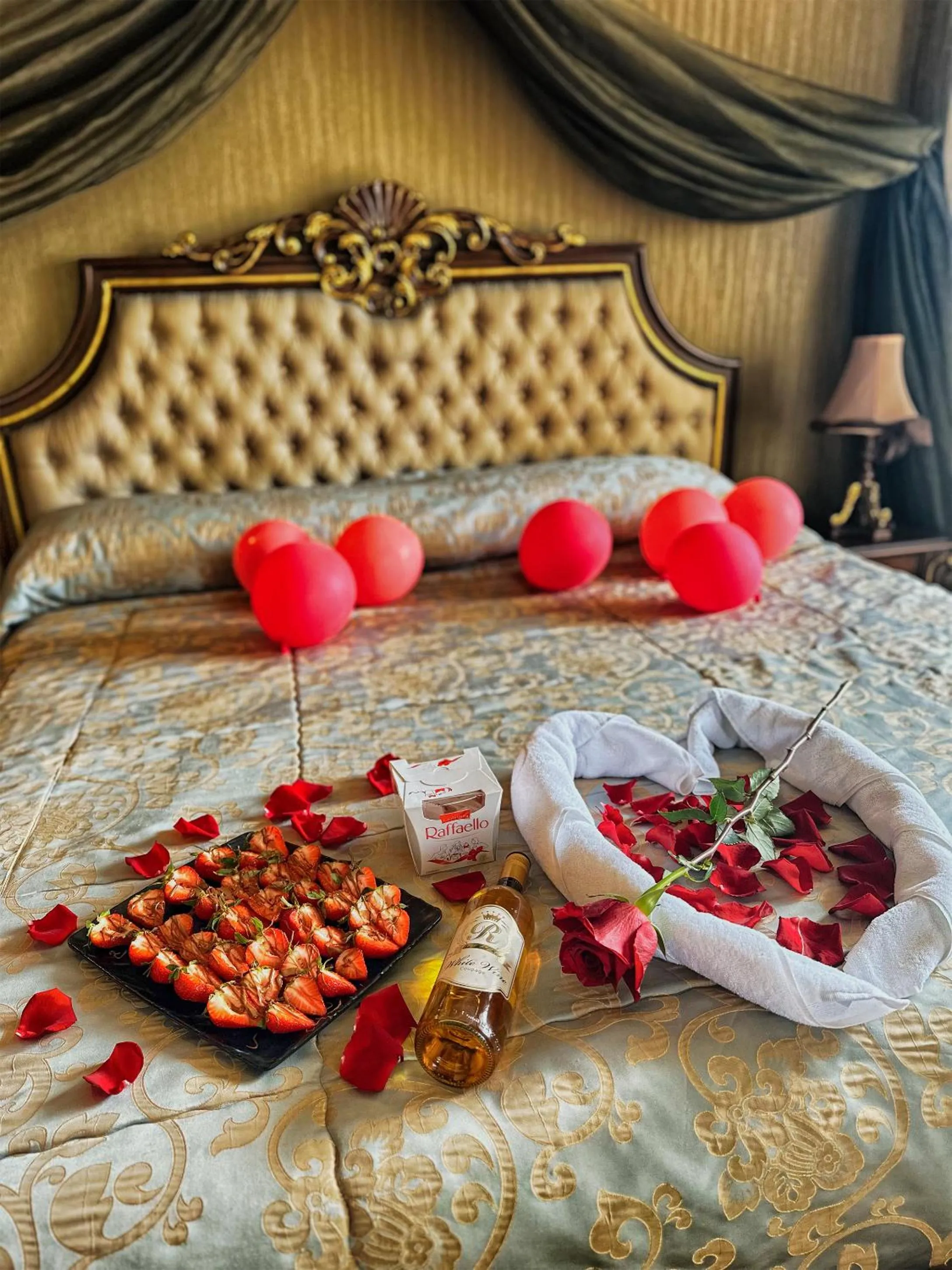 Decorative detail, Bed in Spa Hotel Rich