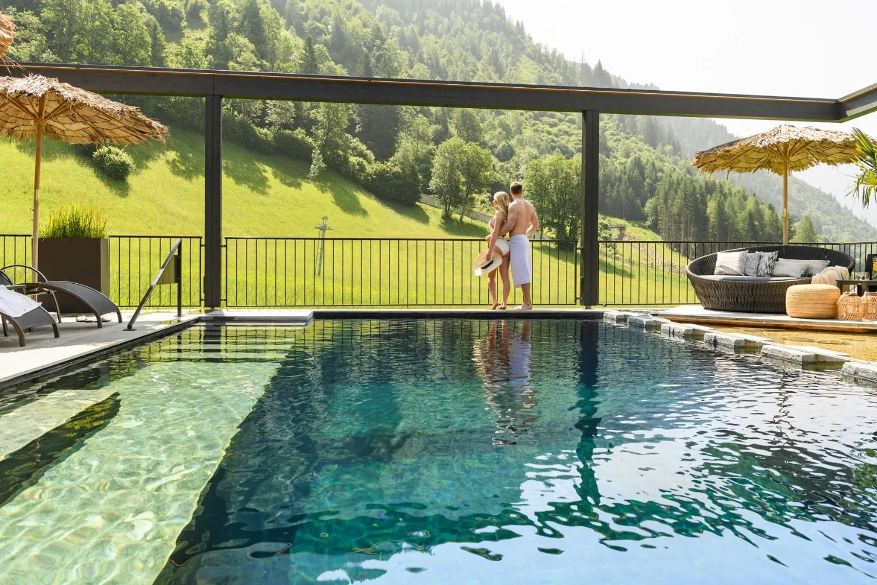 Swimming pool in Aktivhotel Gasteiner Einkehr
