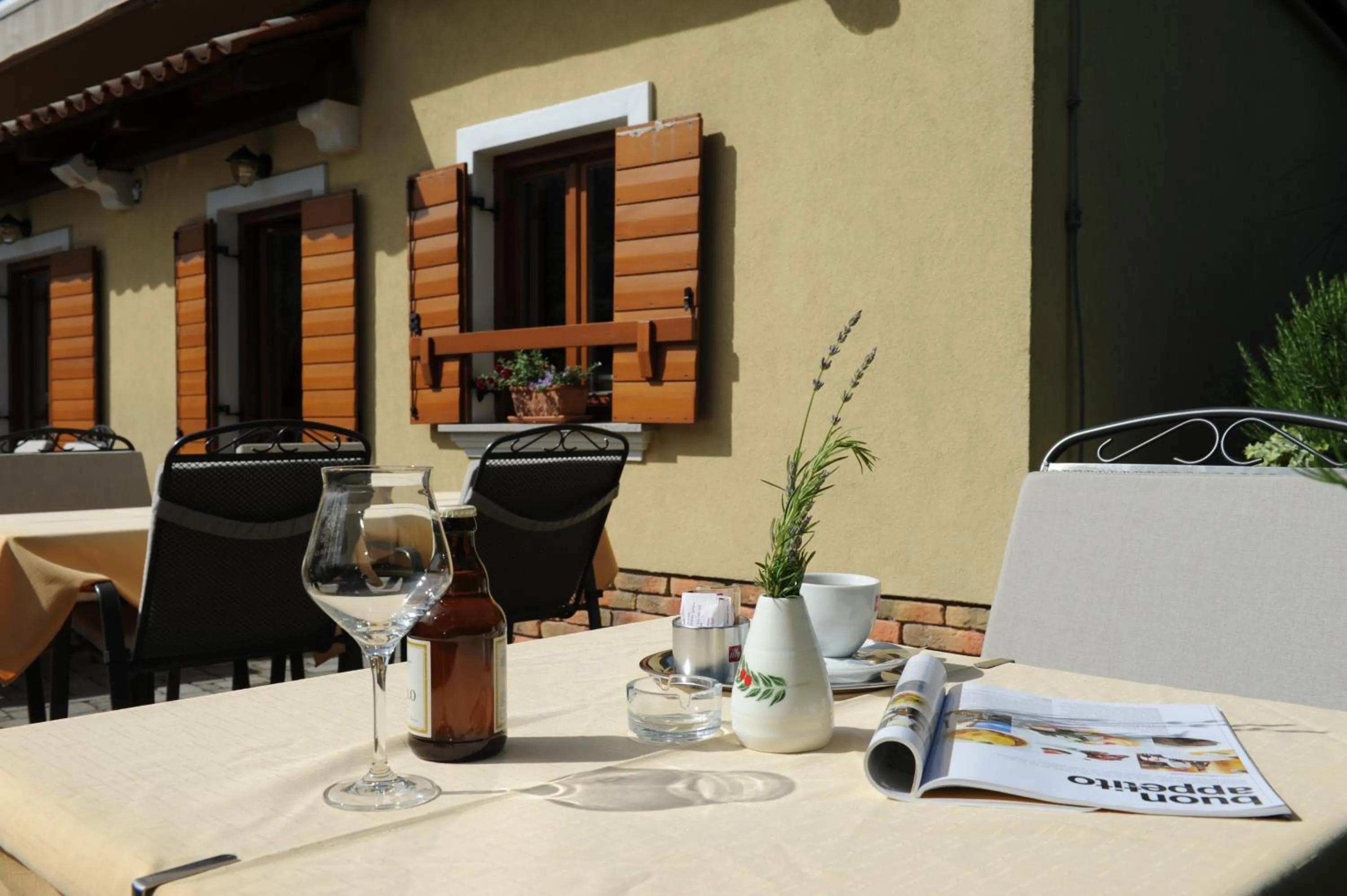 Patio in Guest House Stancija Kovacici