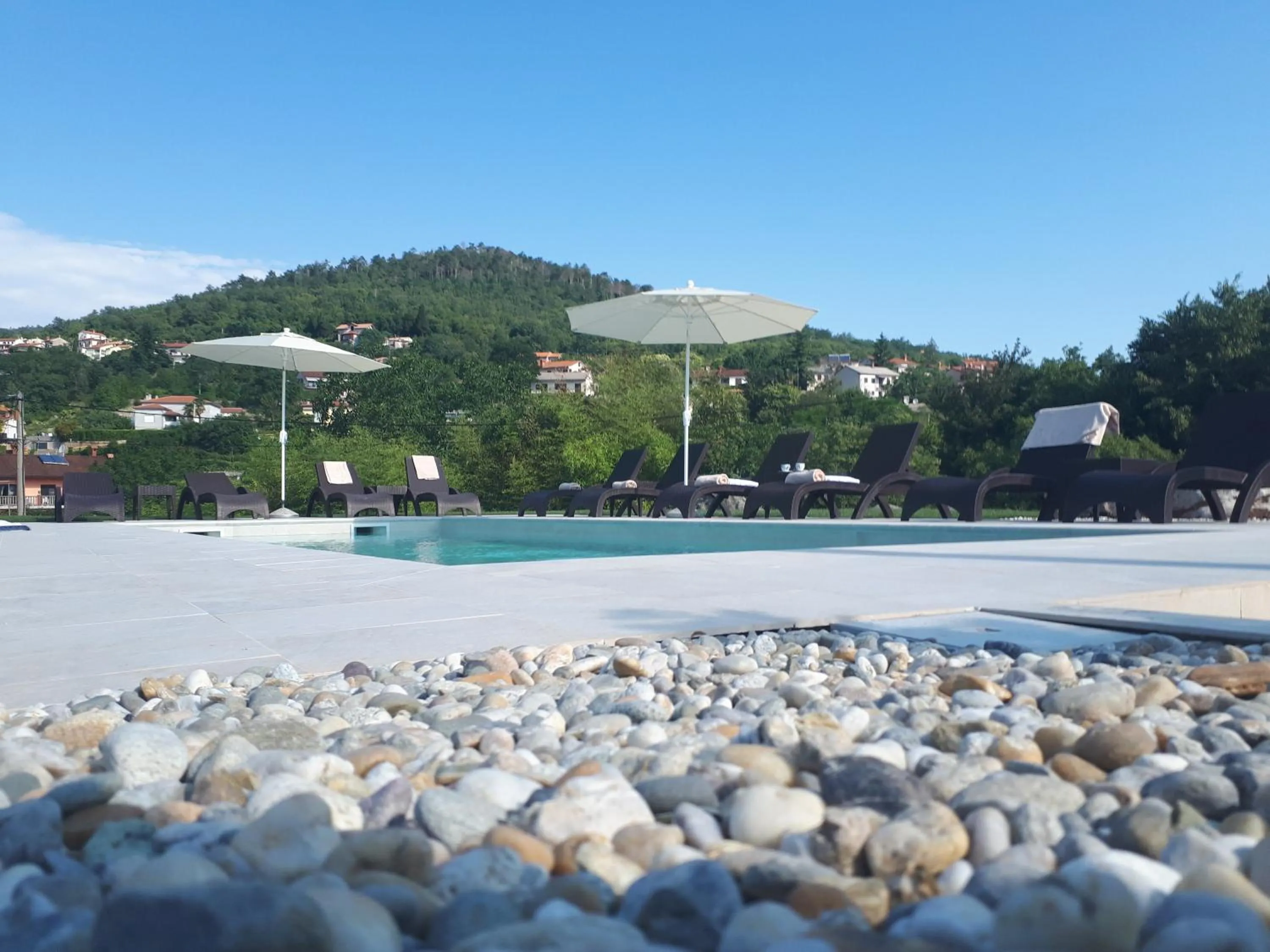 Swimming pool in Guest House Stancija Kovacici
