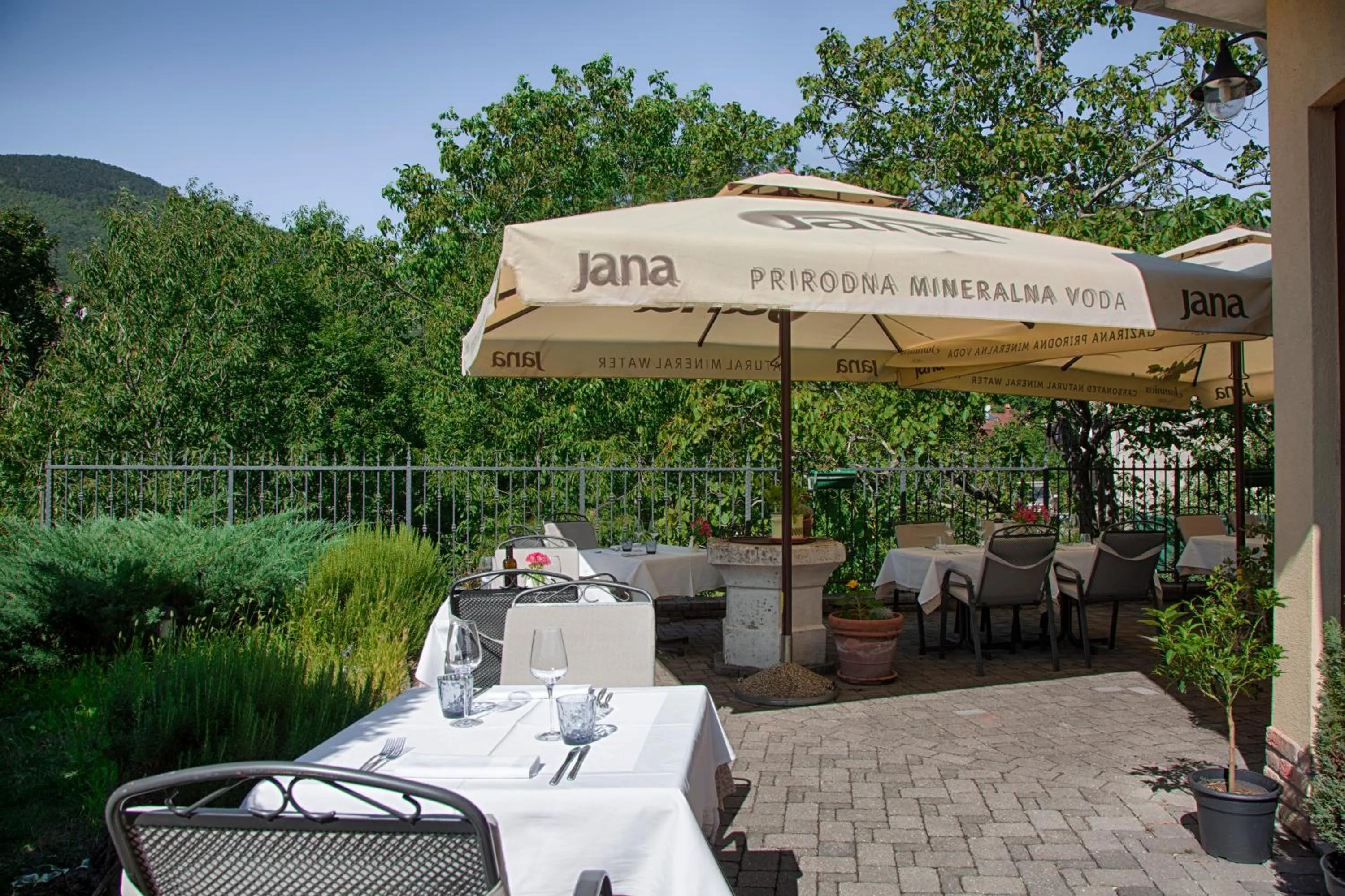 Patio in Guest House Stancija Kovacici
