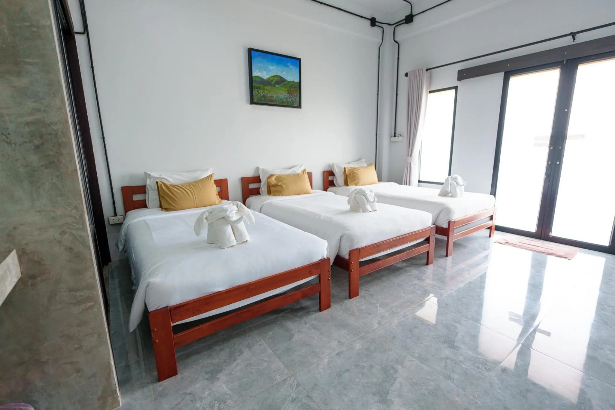 Bed in The Ele Hotel Ranong - SHA Extra Plus