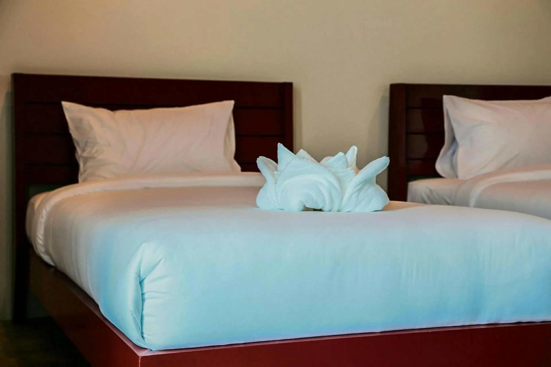 Bed in The Ele Hotel Ranong - SHA Extra Plus
