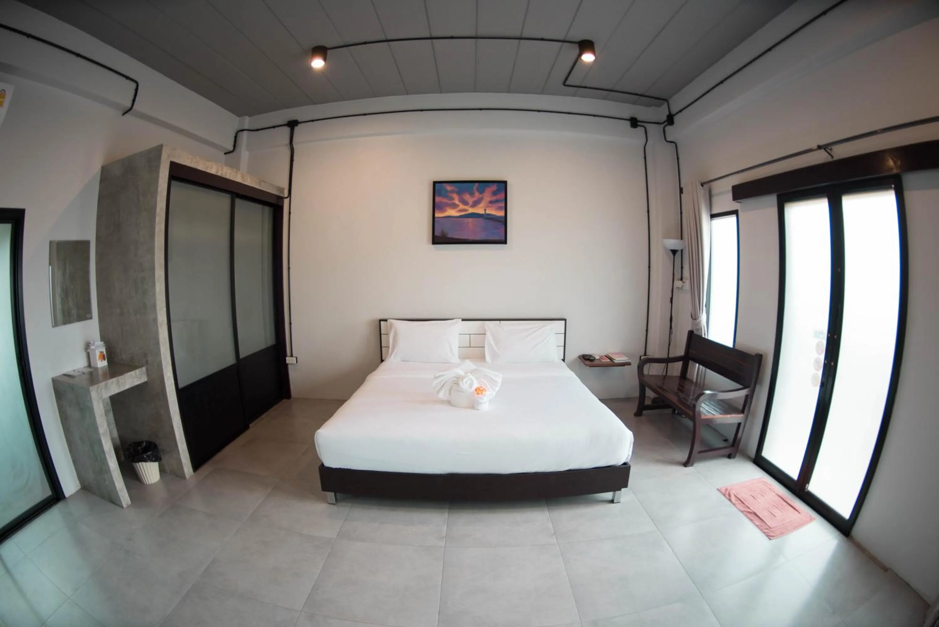 Bed in The Ele Hotel Ranong - SHA Extra Plus