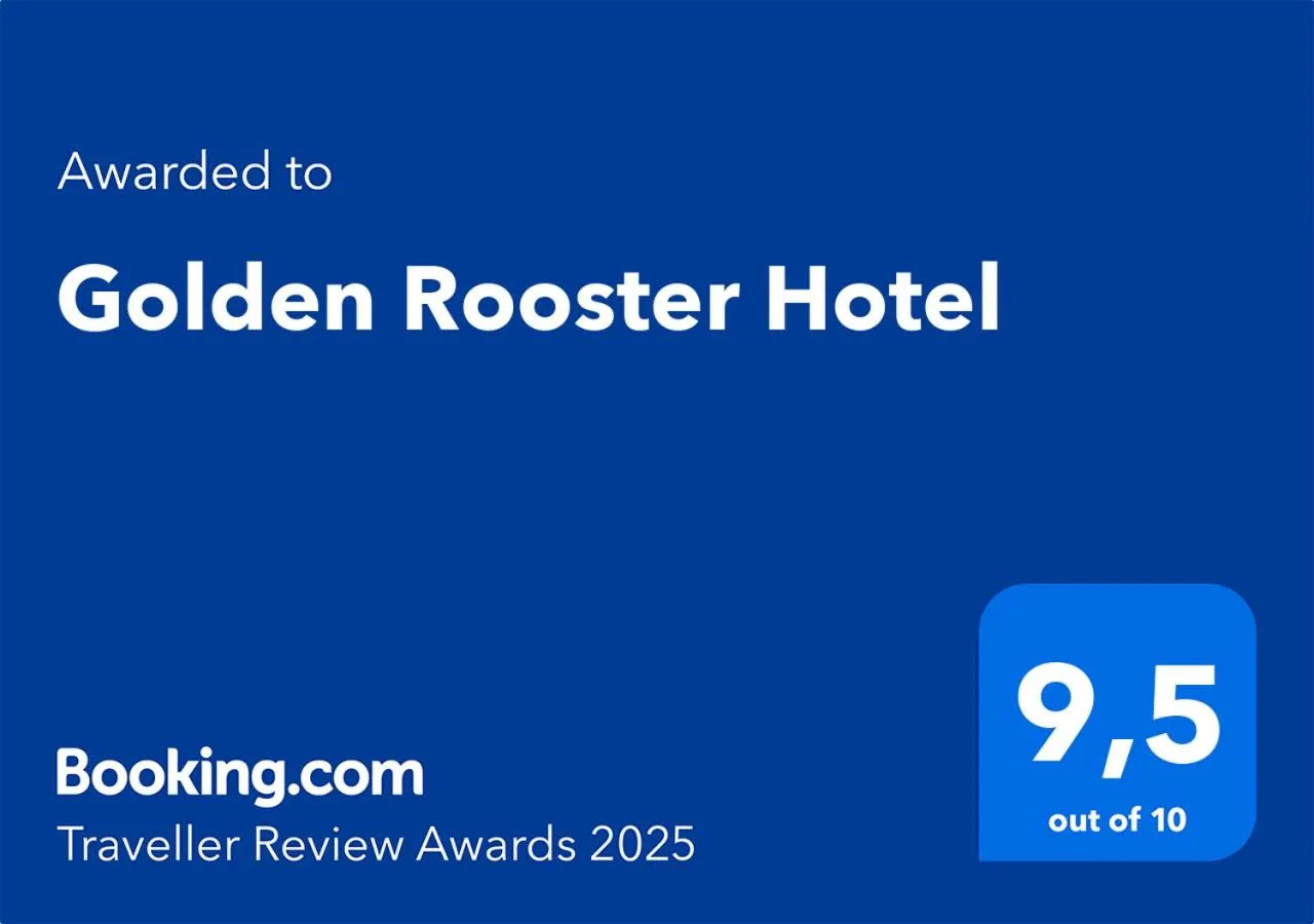 Certificate/Award in Golden Rooster Hotel