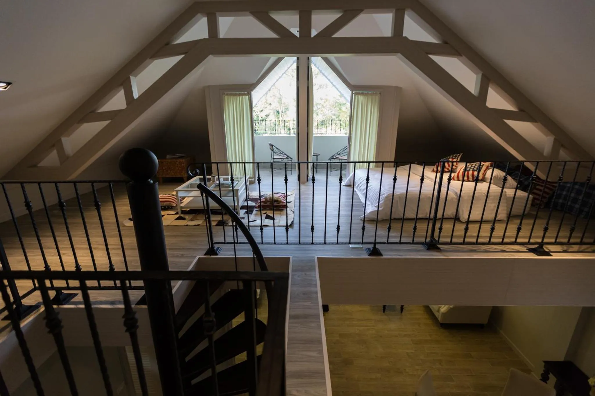 Balcony/Terrace, Bed in Merchant House Chiangmai