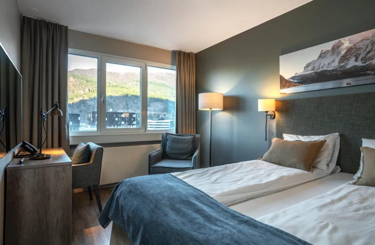 Photo of the whole room, Bed in Førde Hotel - Unike Hoteller