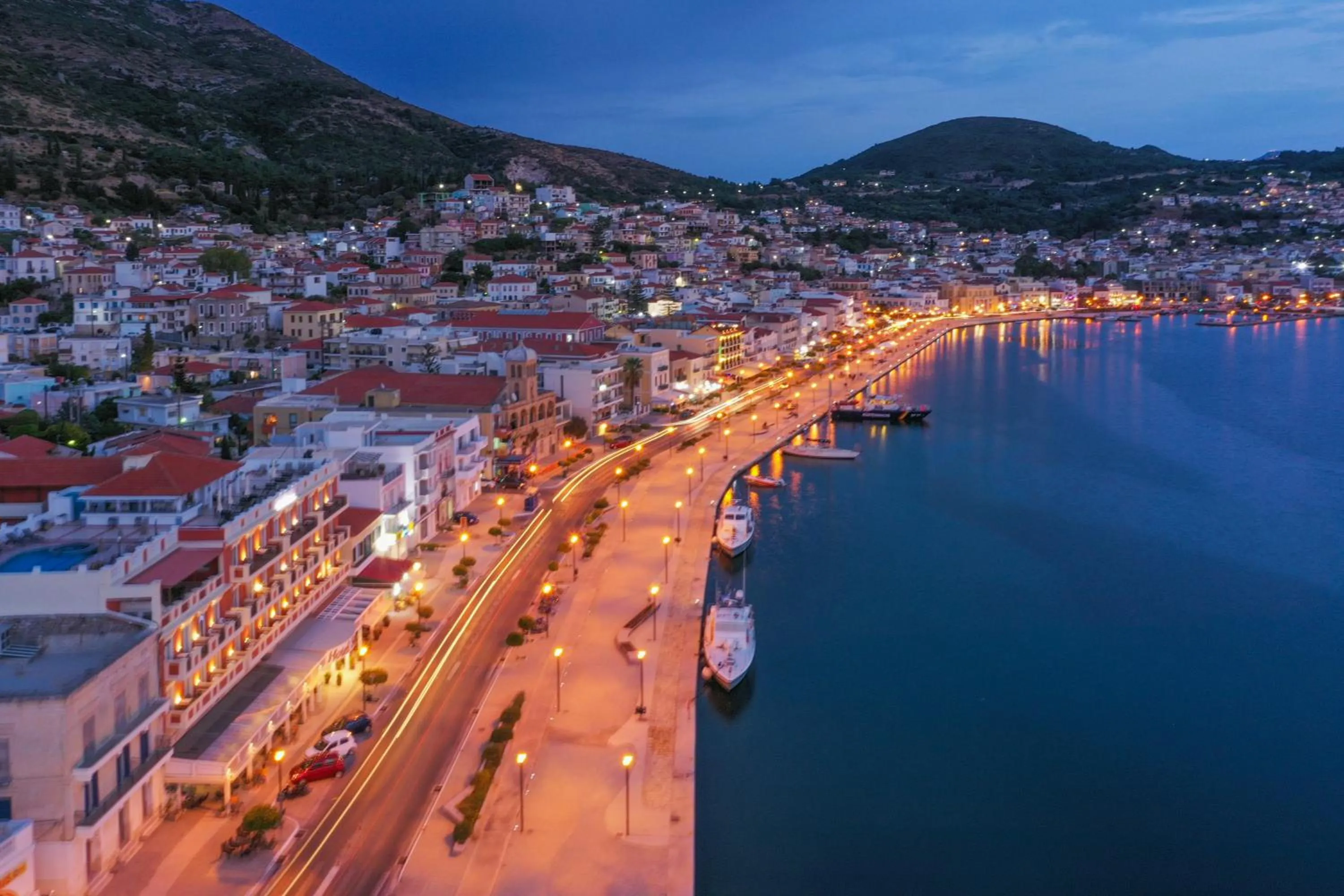 City view in Samos Hotel