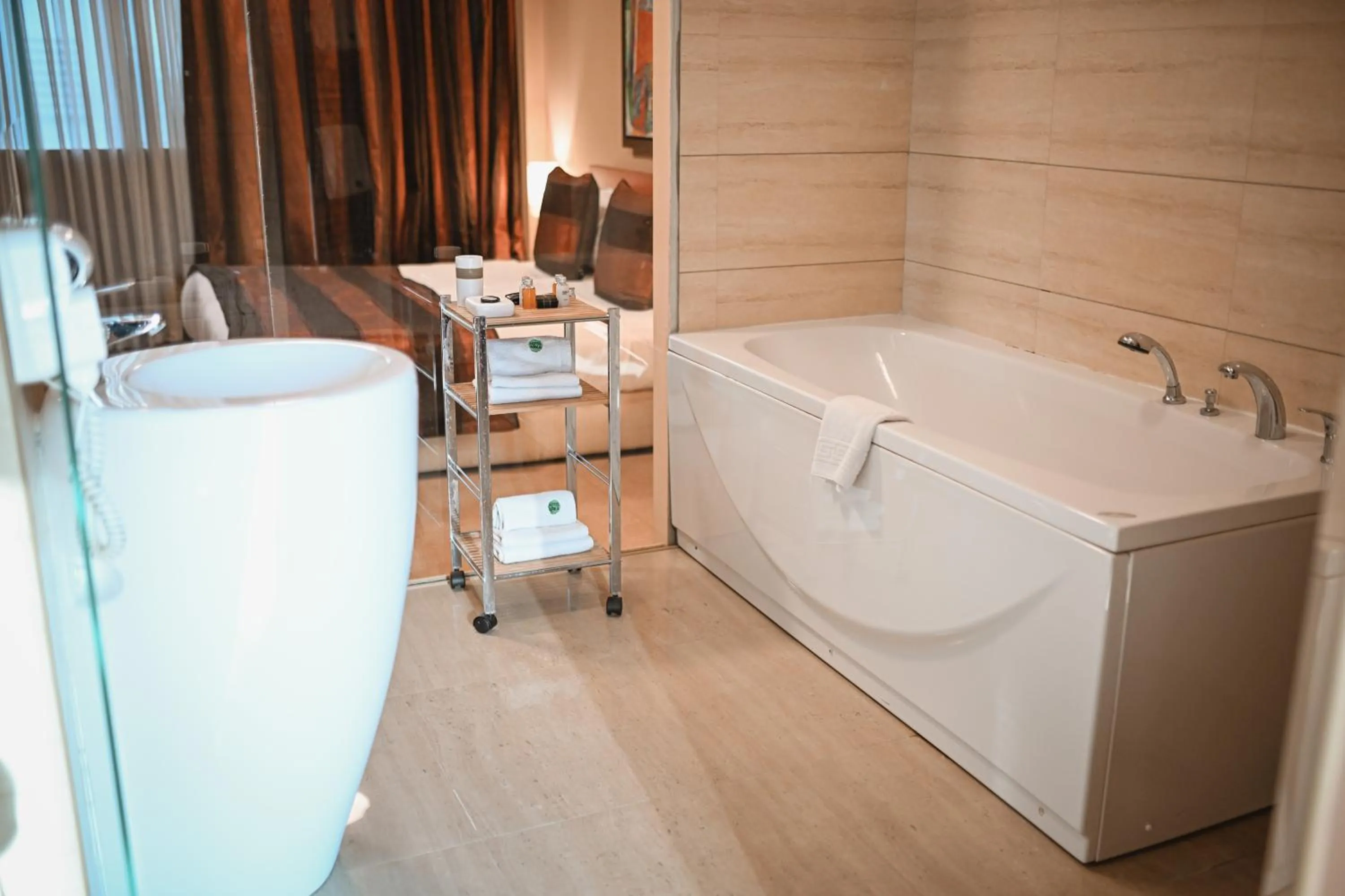 Bathroom in Hotel Arka