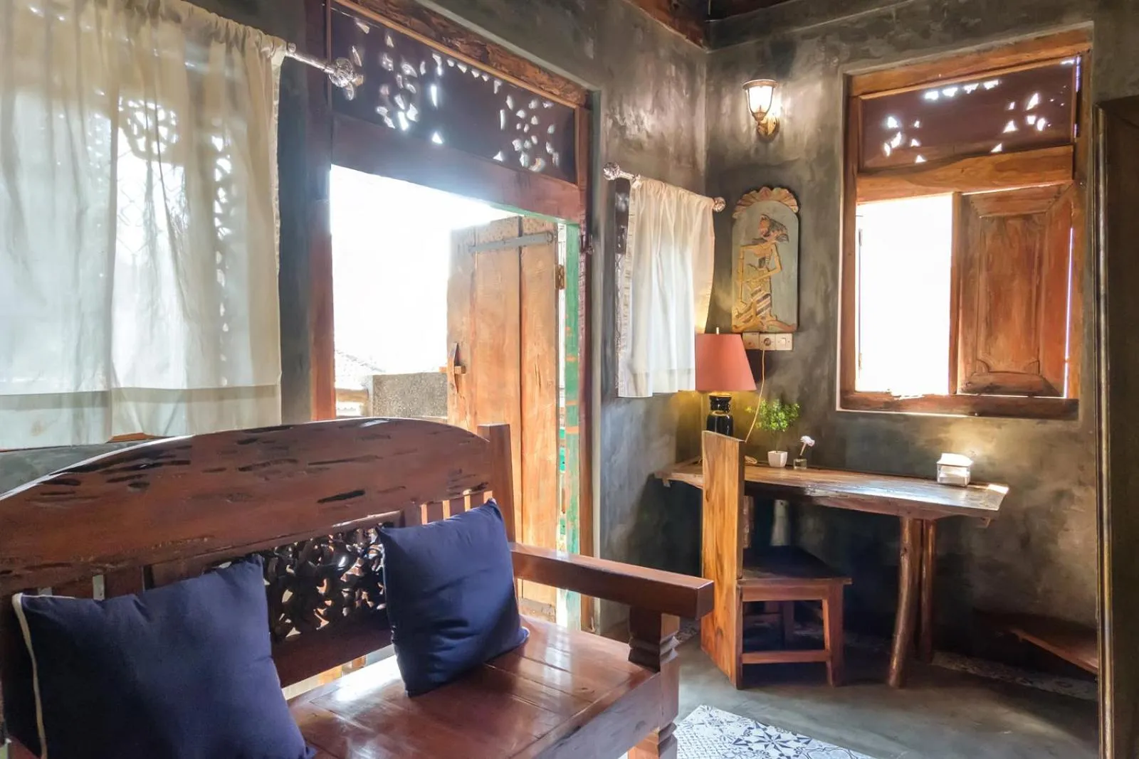 Seating area in TwoSpaces Living at Bunga Desa, Jimbaran