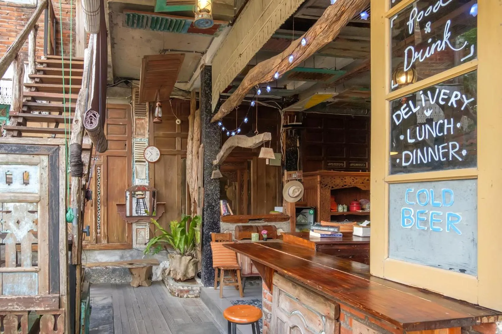 Communal kitchen in TwoSpaces Living at Bunga Desa, Jimbaran