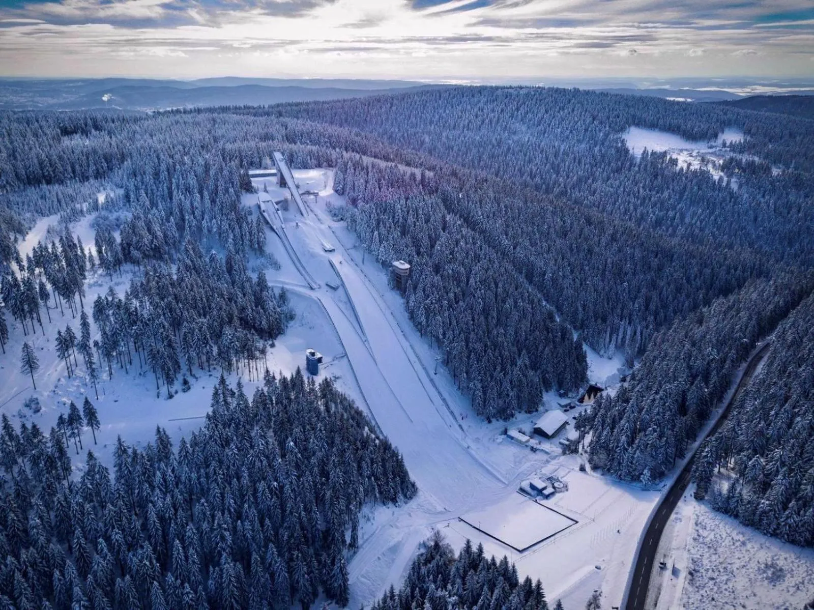 Natural landscape in Konsum Gästehaus Quisisana - Oberhof