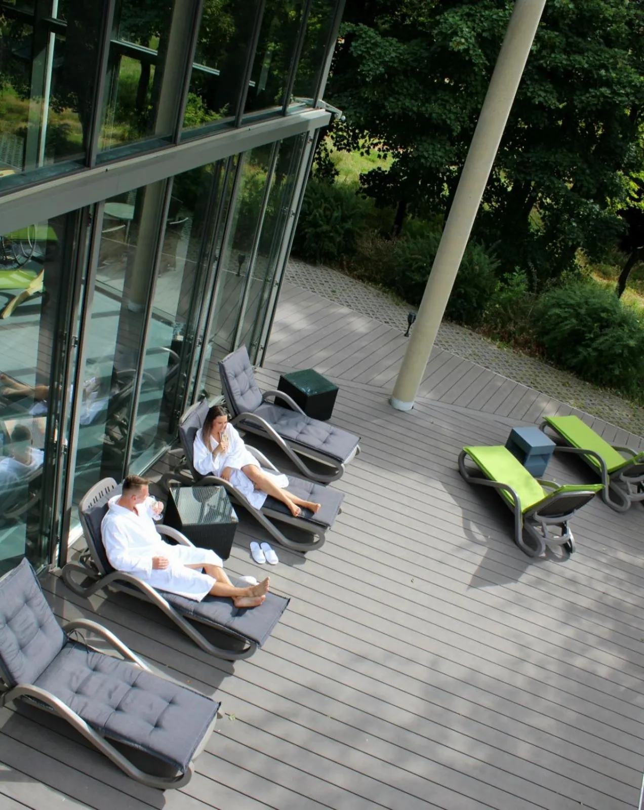 sunbed in Konsum Gästehaus Quisisana - Oberhof