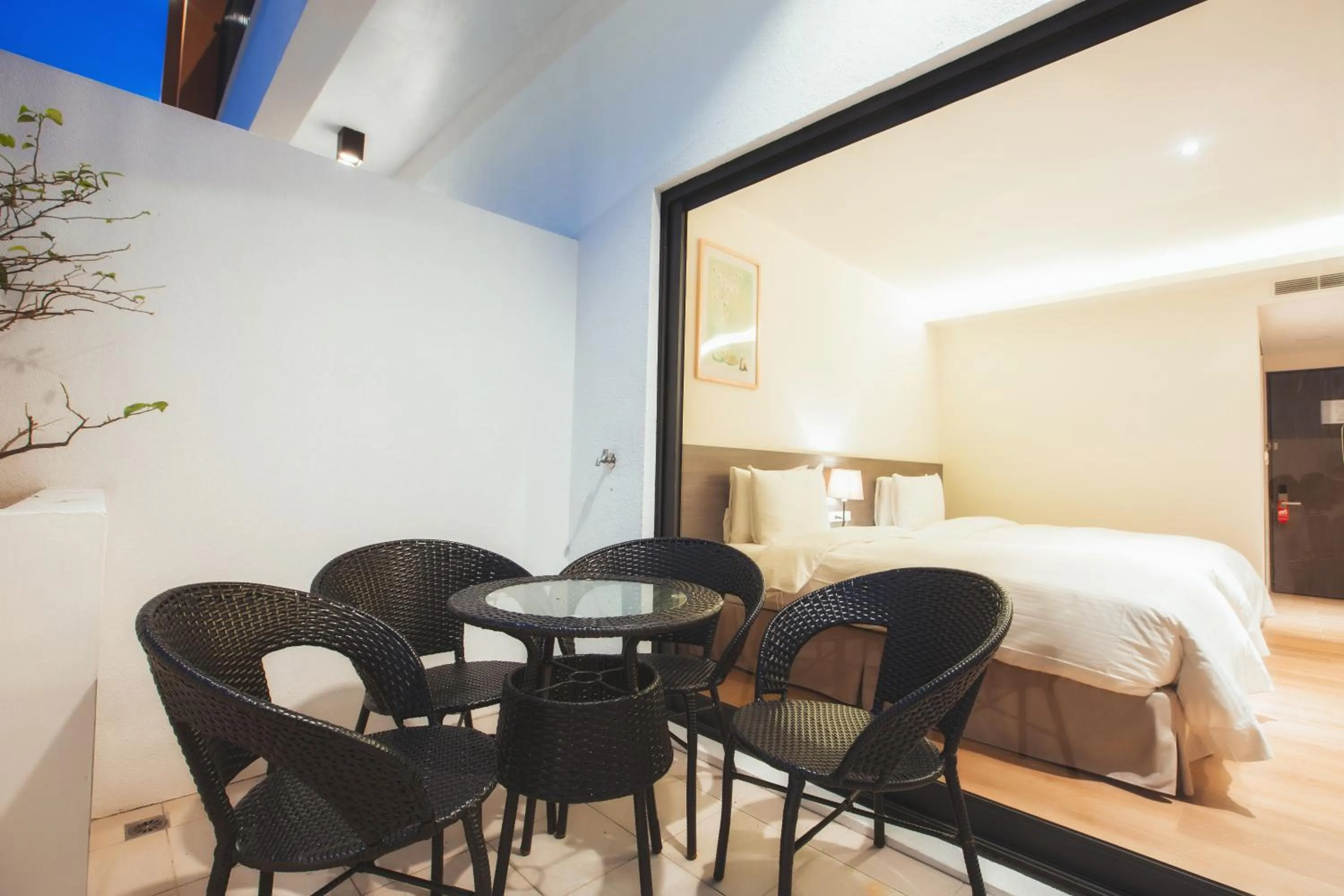 Bed in FangLiao Hotel