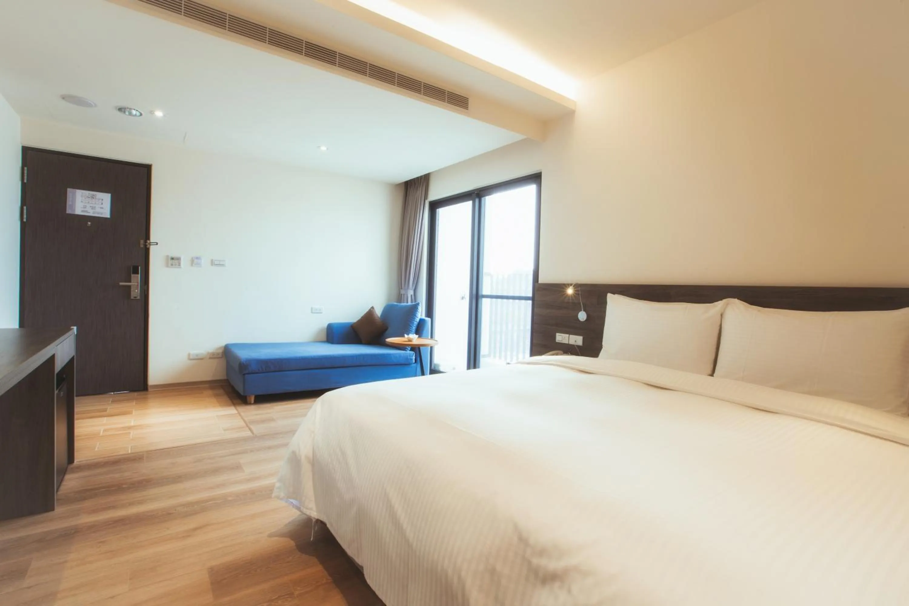 Bed in FangLiao Hotel