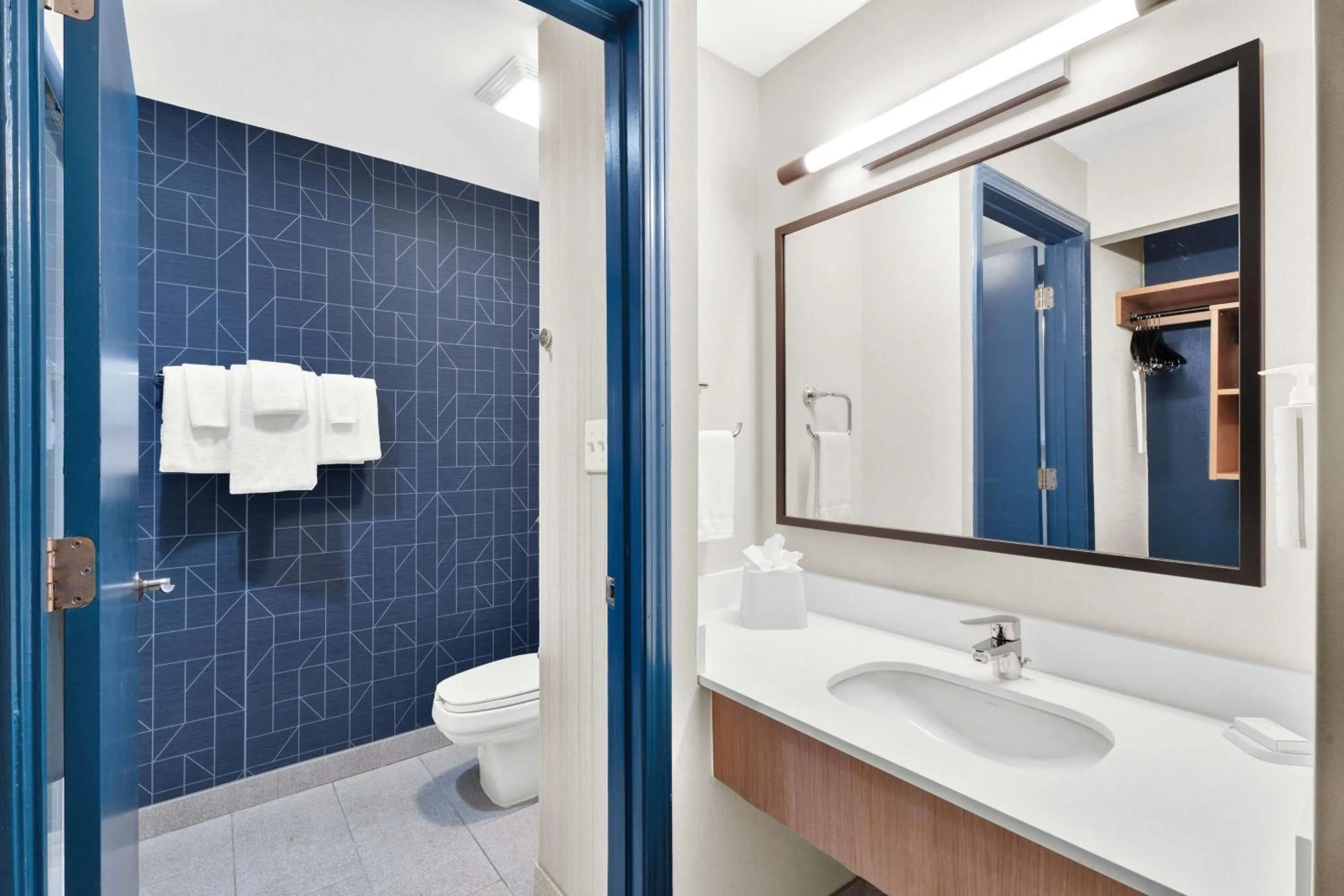 Bathroom in Spark by Hilton Plymouth