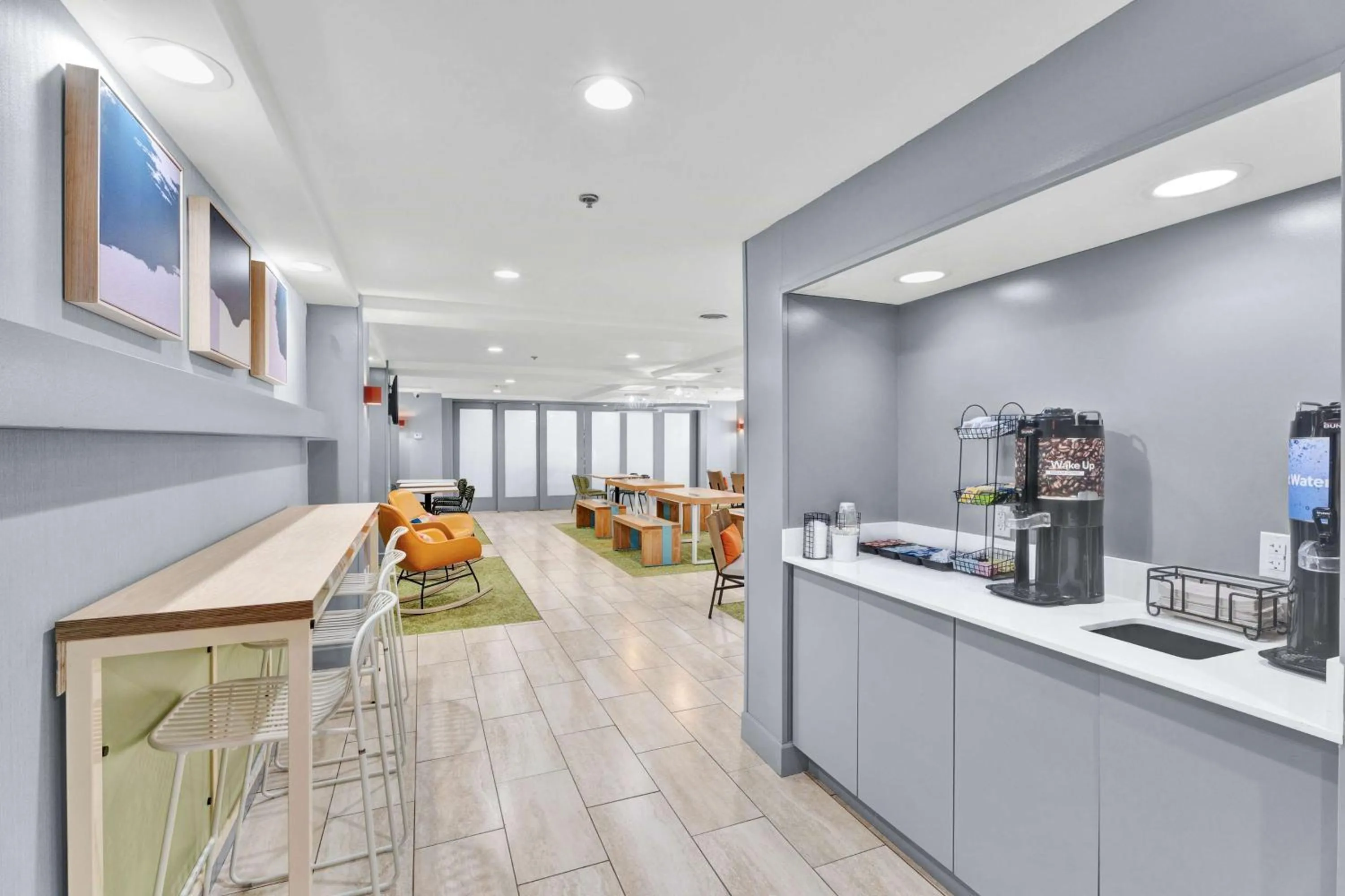 Dining area in Spark by Hilton Plymouth