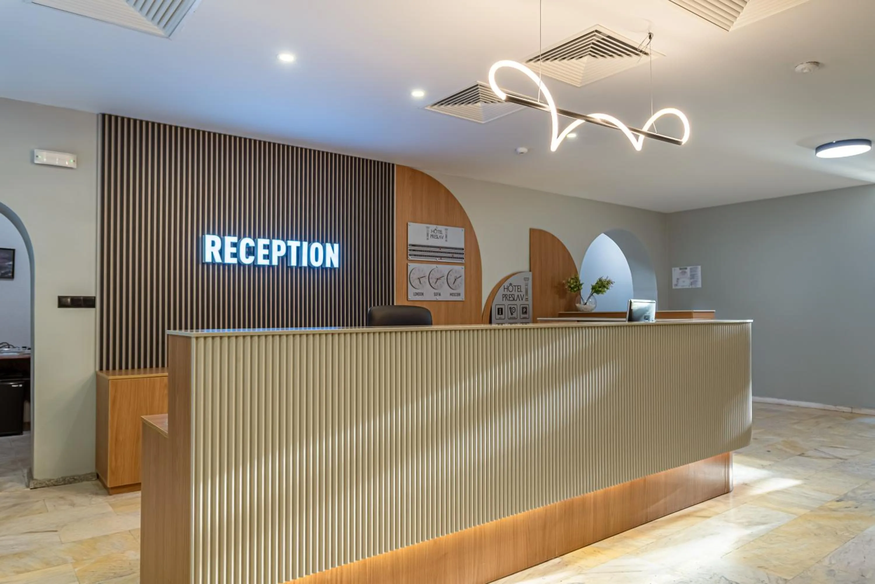 Lobby or reception in Hotel PRESLAV