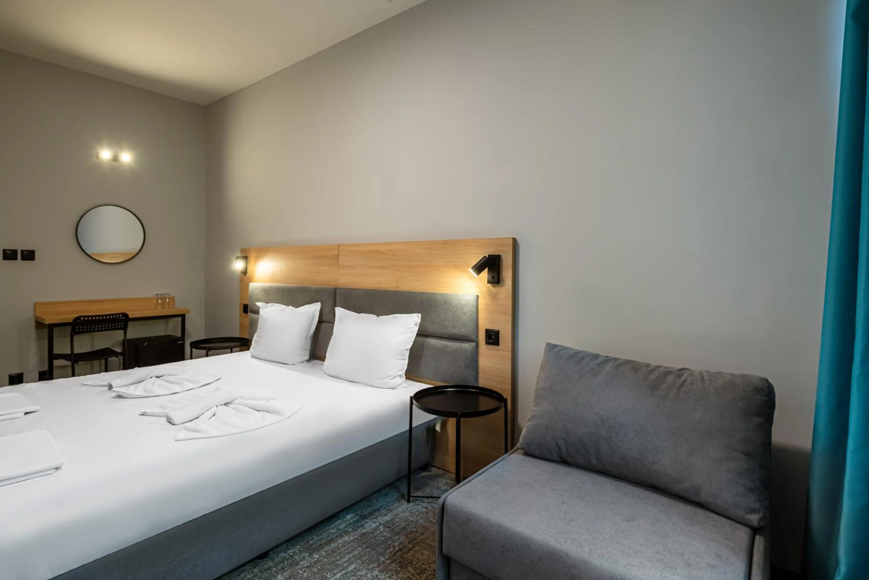 Bed in Hotel PRESLAV