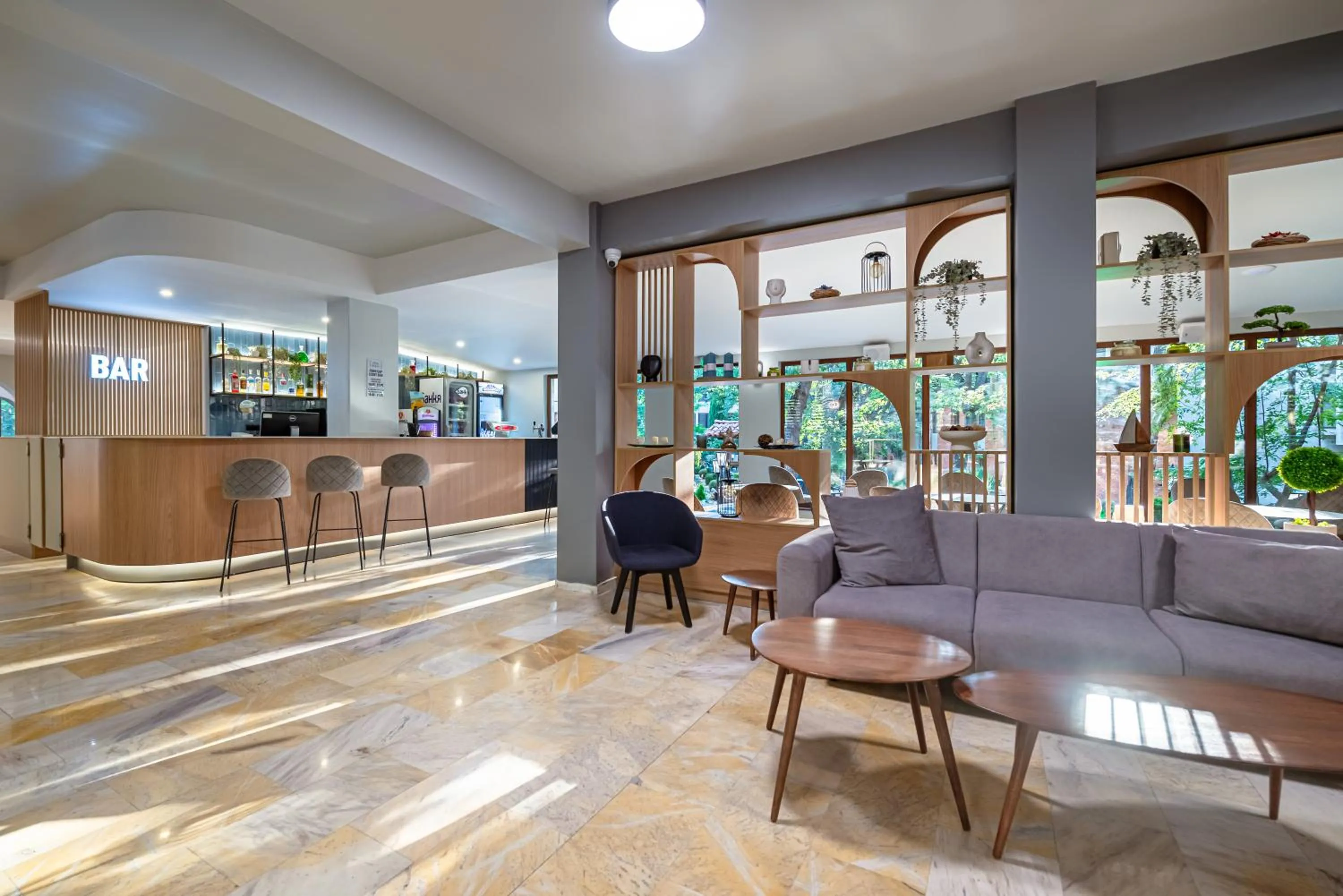 Lobby or reception in Hotel PRESLAV