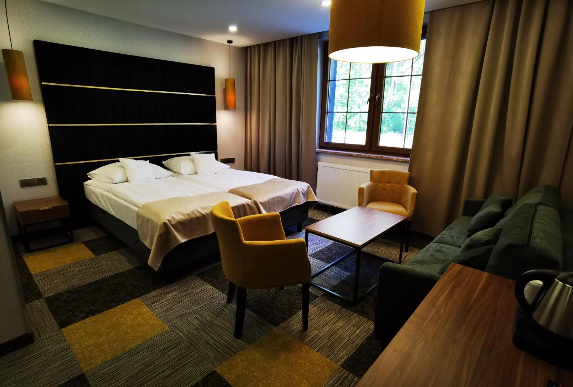 Bed in Hotel Kormoran Resort & SPA