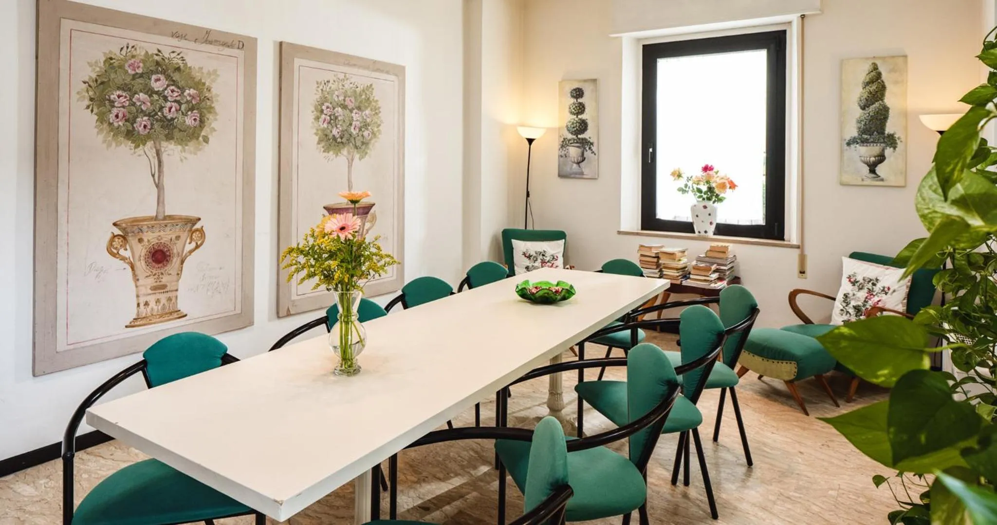 Patio in Hotel Stella