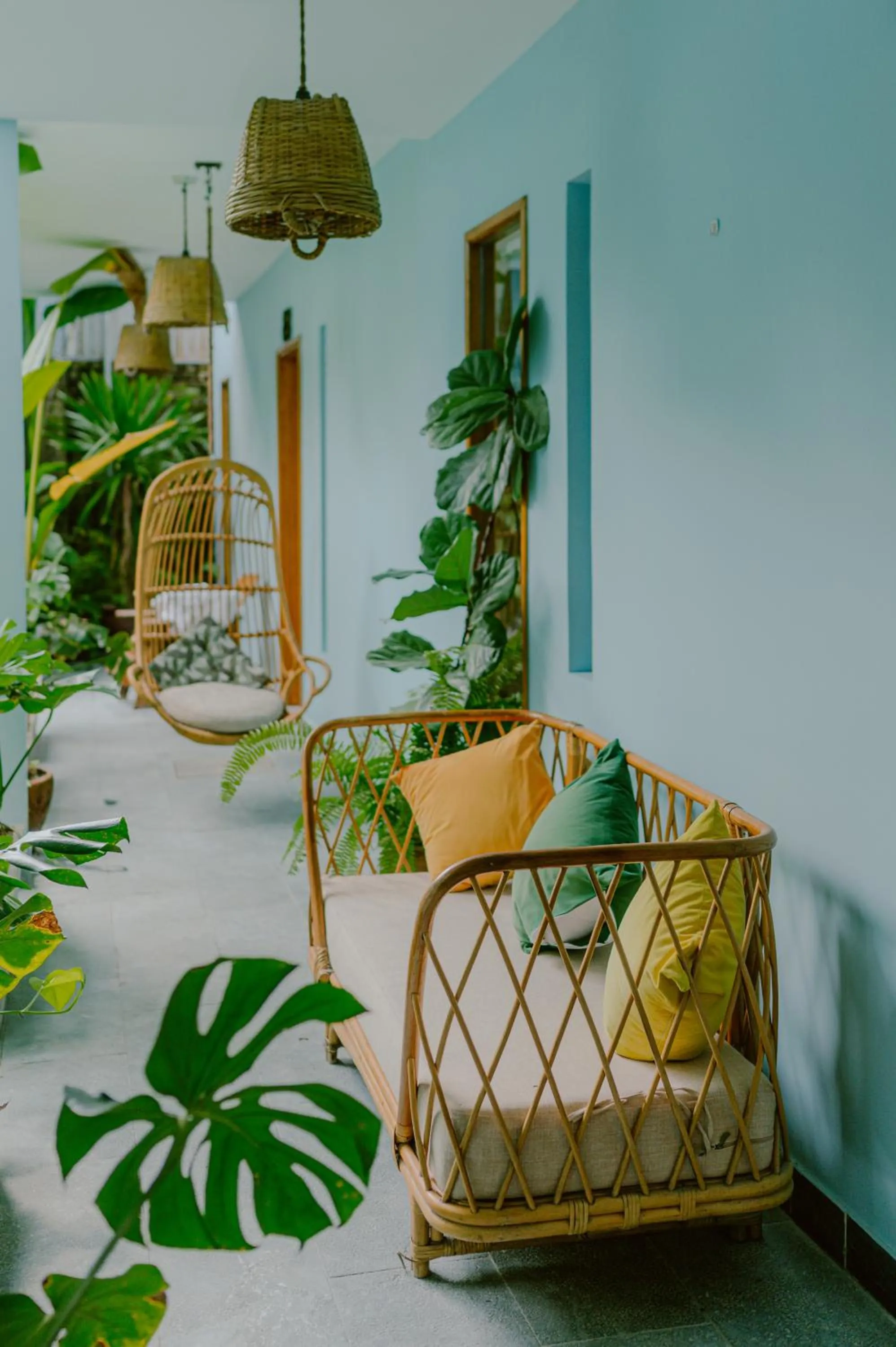 Garden in Villa De Campagne Hoi An- Boutique homestay with pool and family soul