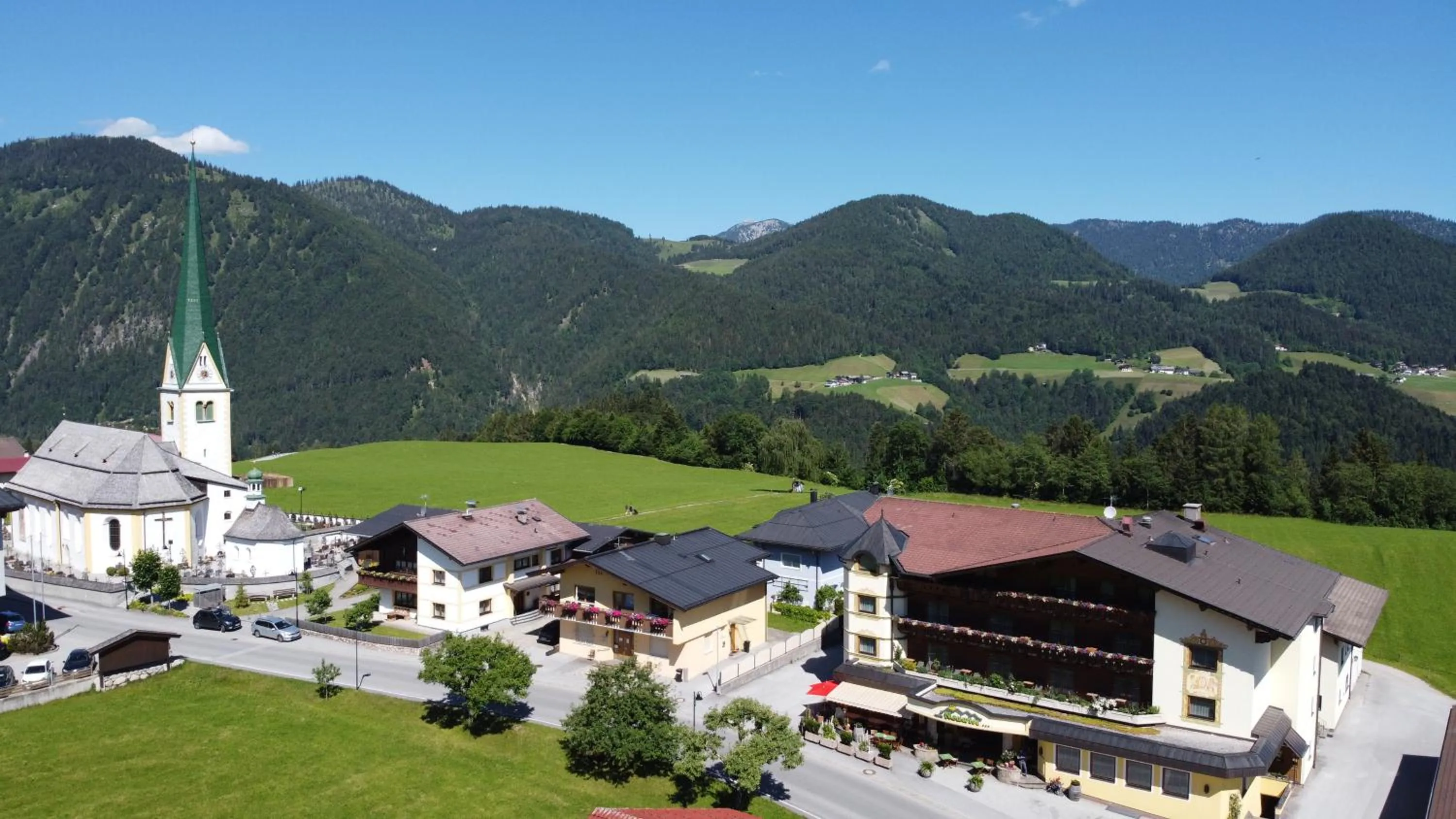 Bird's eye view in Hotel Neuwirt