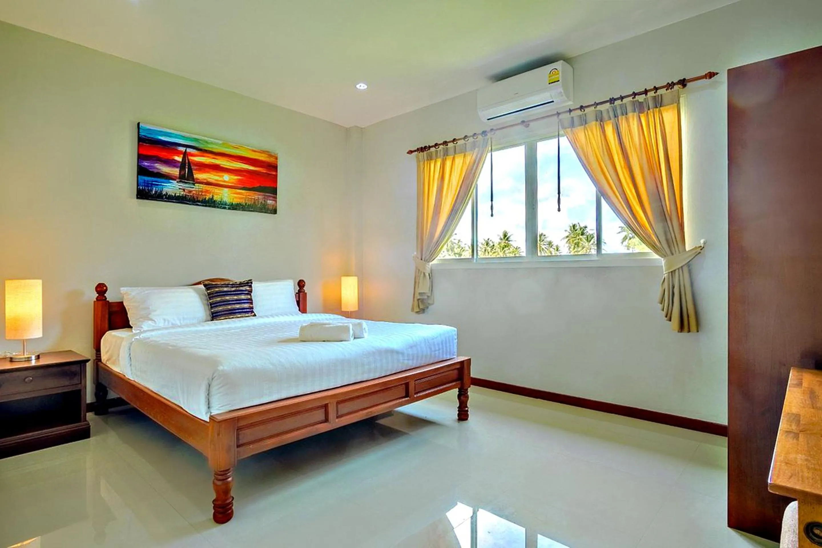 Bed in Maikhao Beach Residence