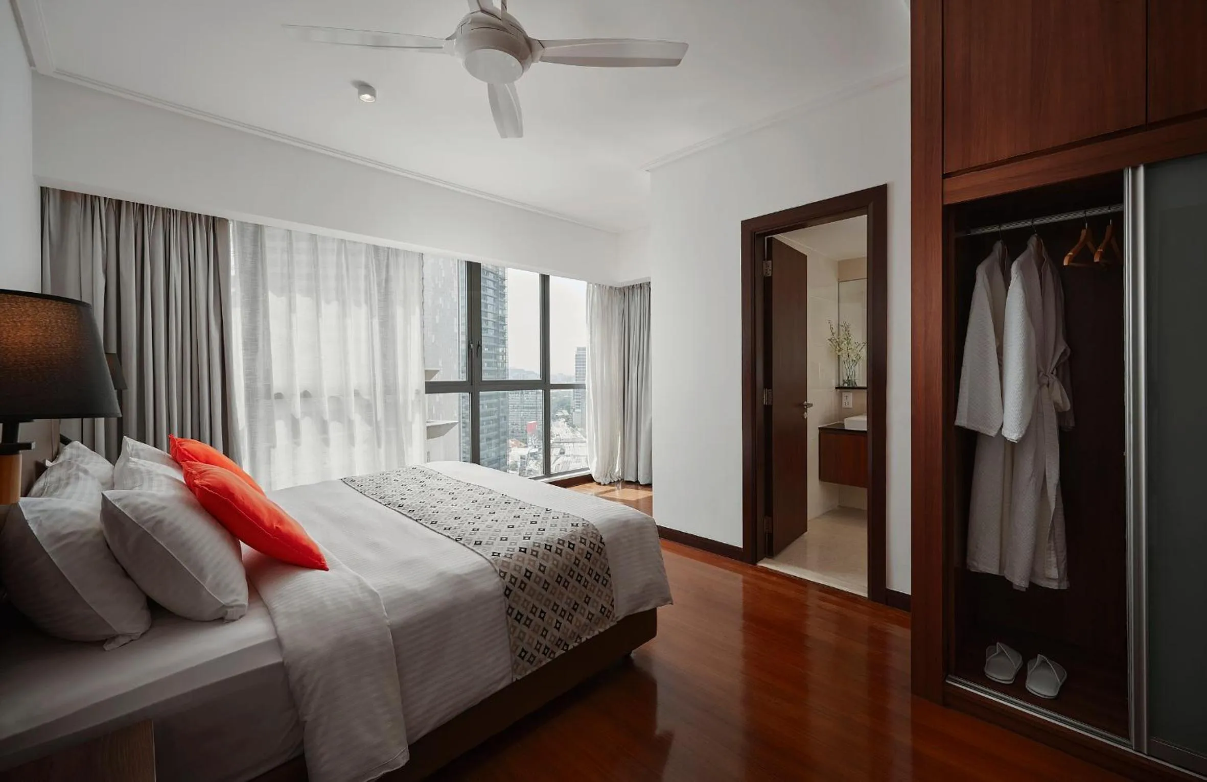 Bed in TRILLION SUITES by SLG