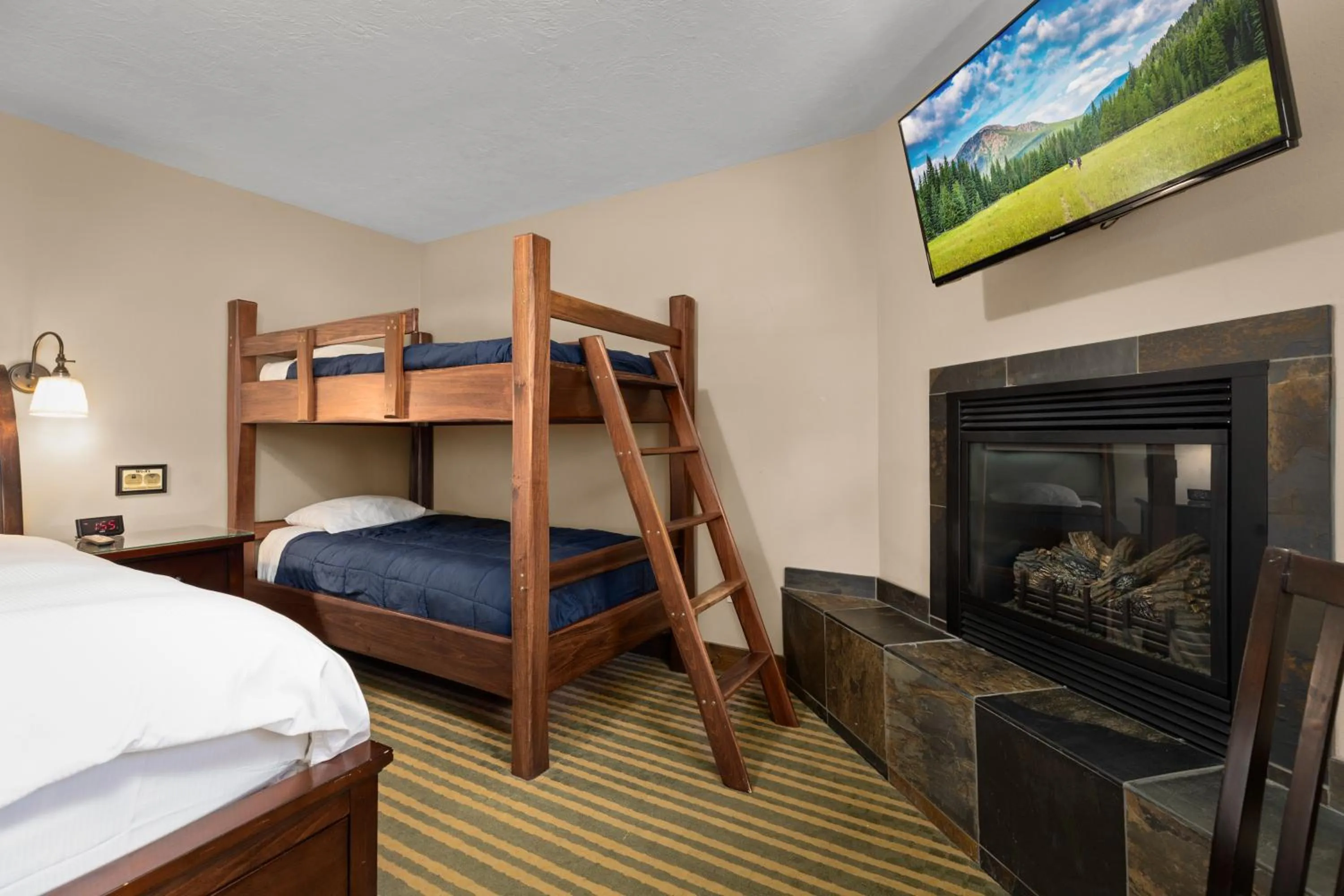 Bed in Duck Inn Lodge