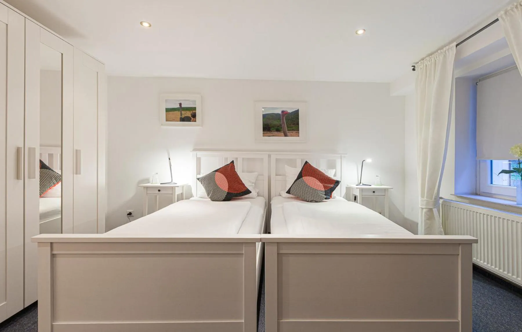 Bed in Hotel Rutherbach