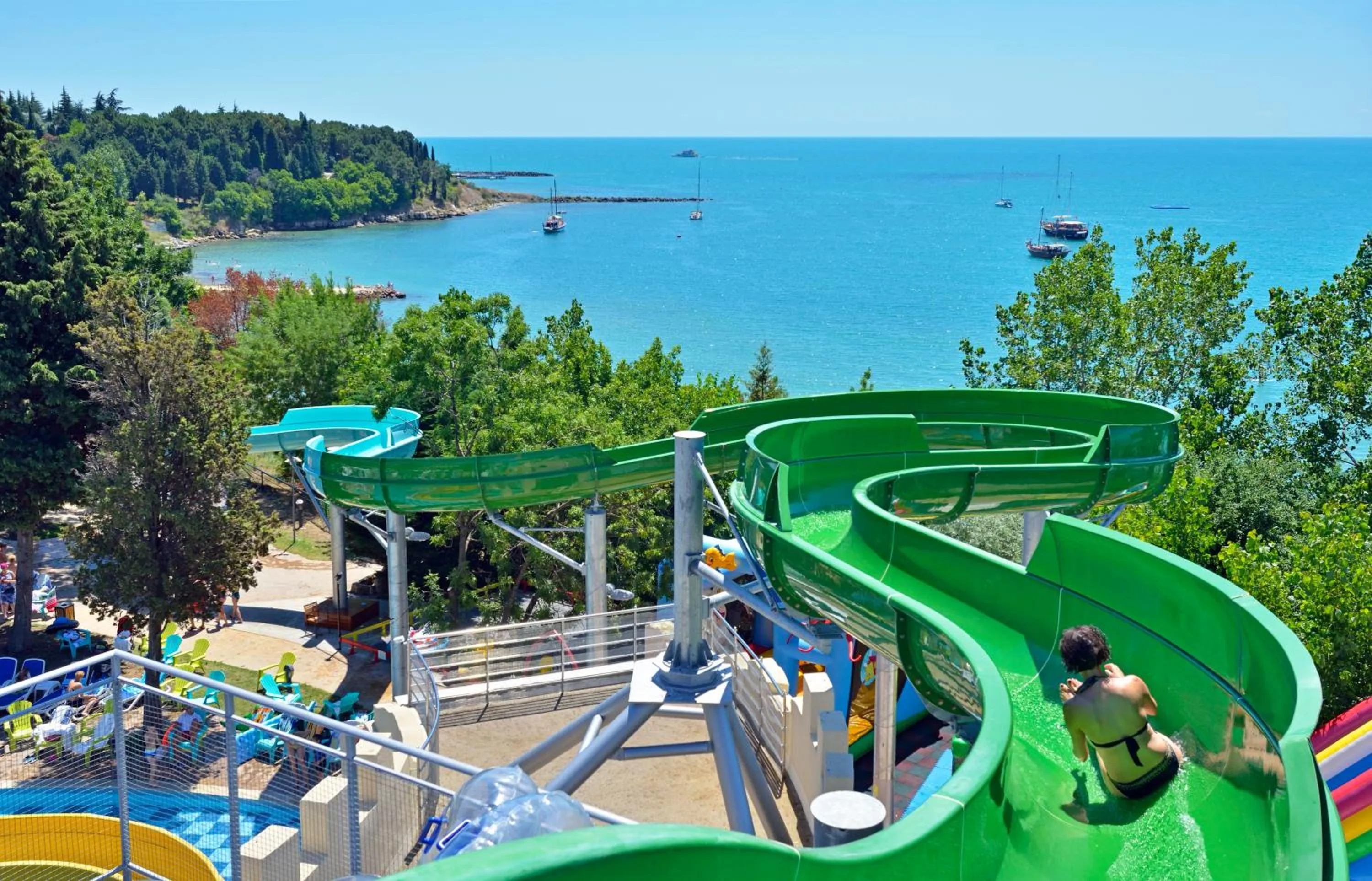 Aqua park in Sol Nessebar Palace All Inclusive
