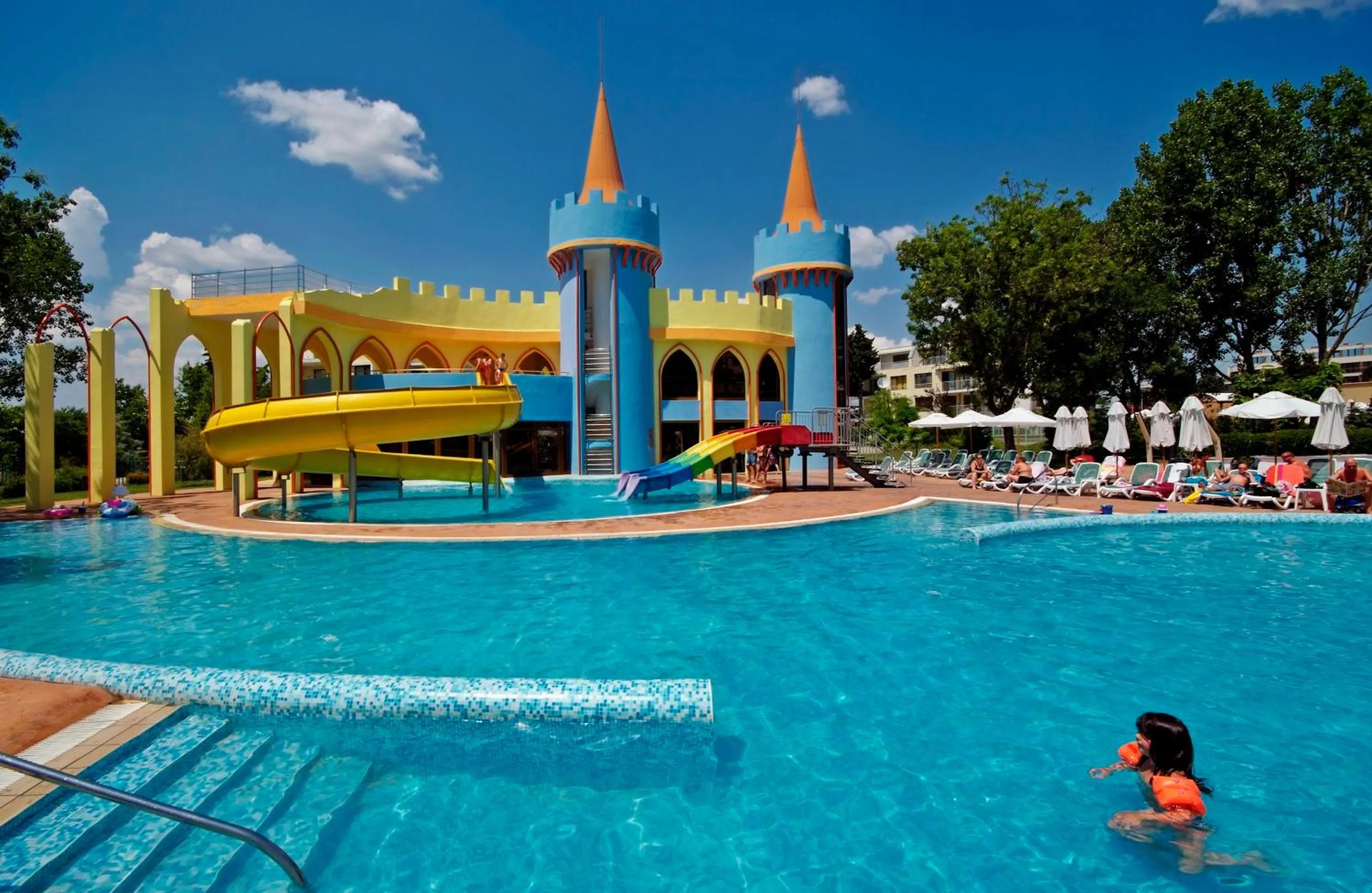 Aqua park in Sol Nessebar Palace All Inclusive