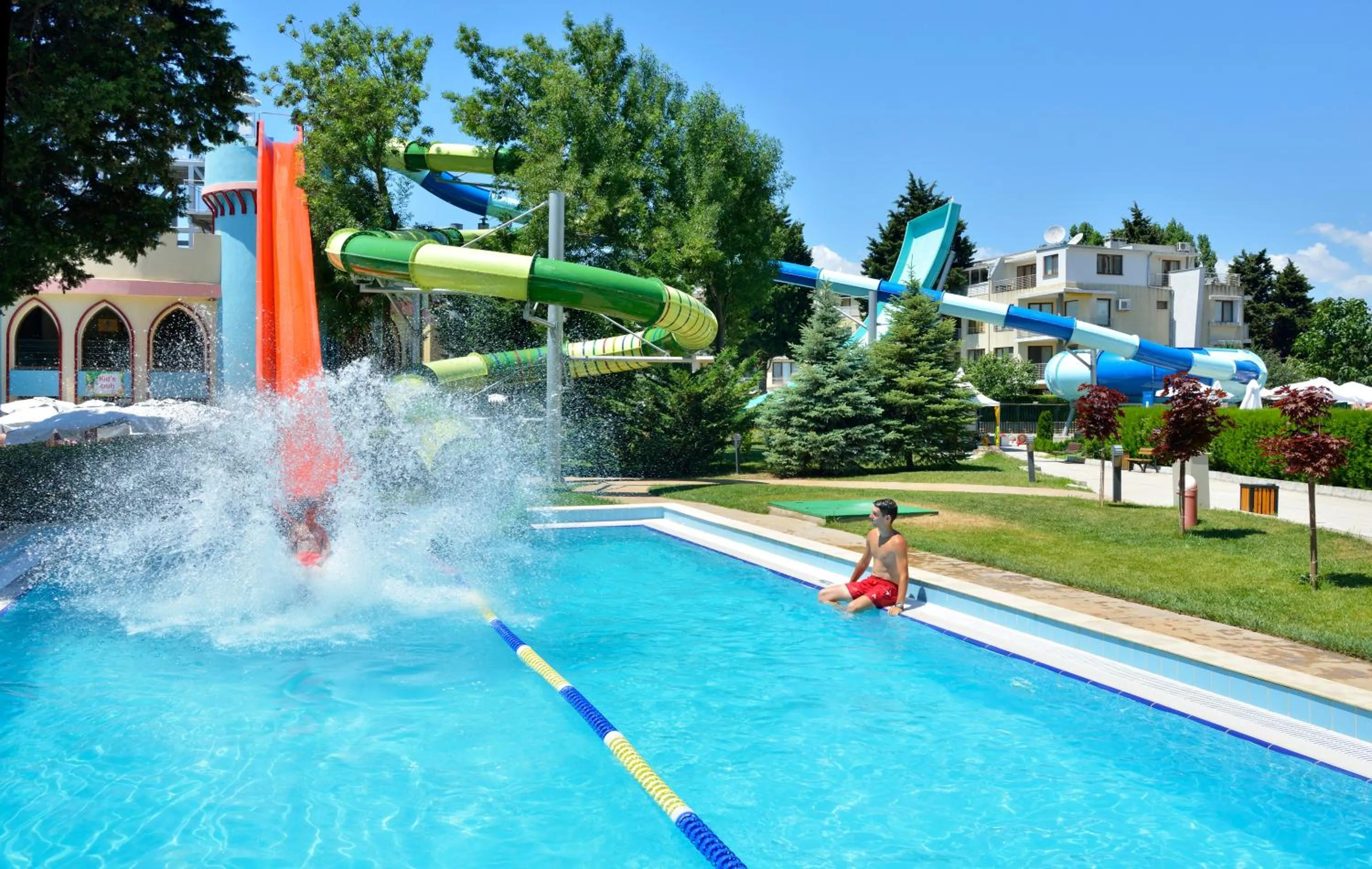 Aqua park in Sol Nessebar Palace All Inclusive