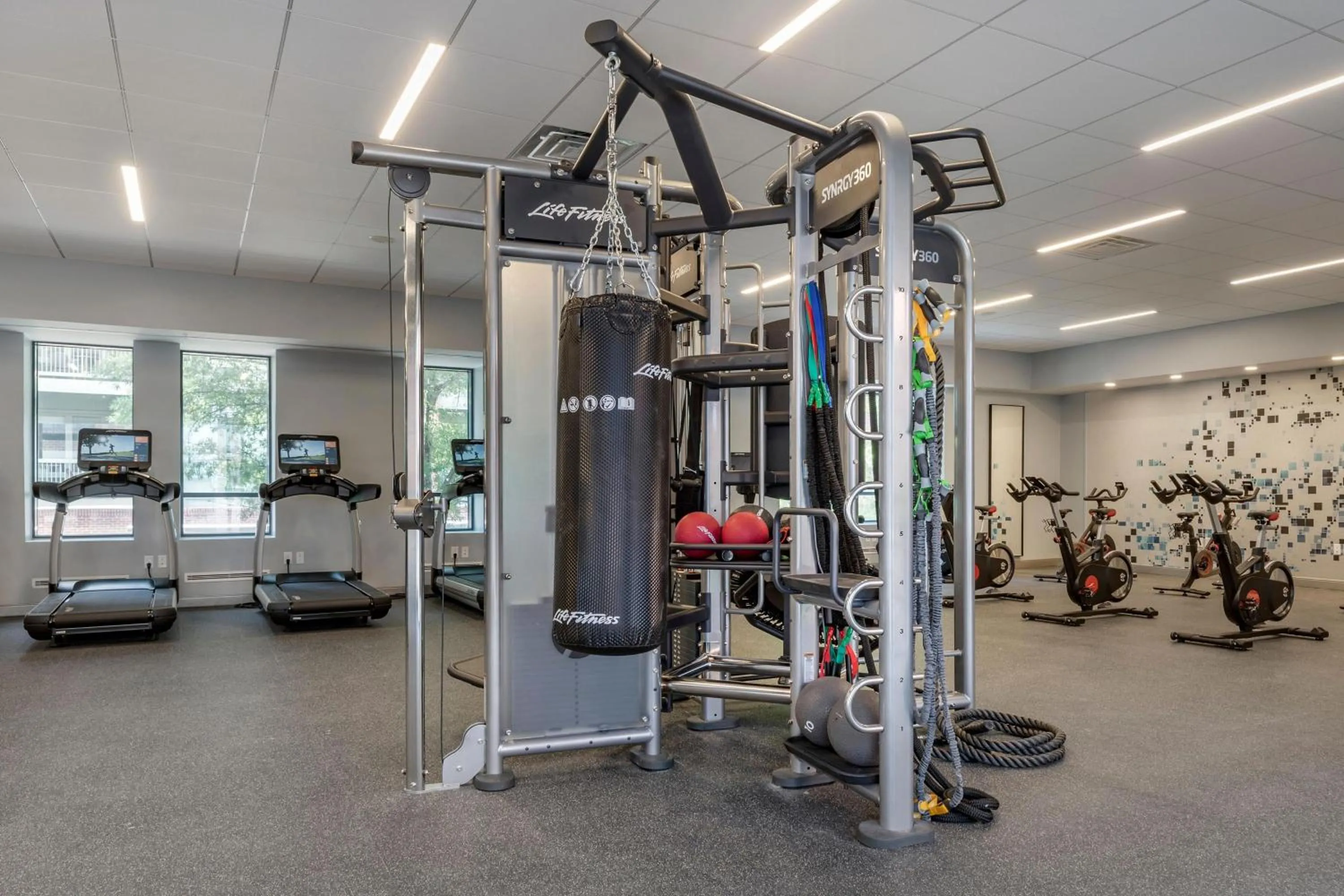 Fitness centre/facilities in Sheraton Suites Old Town Alexandria