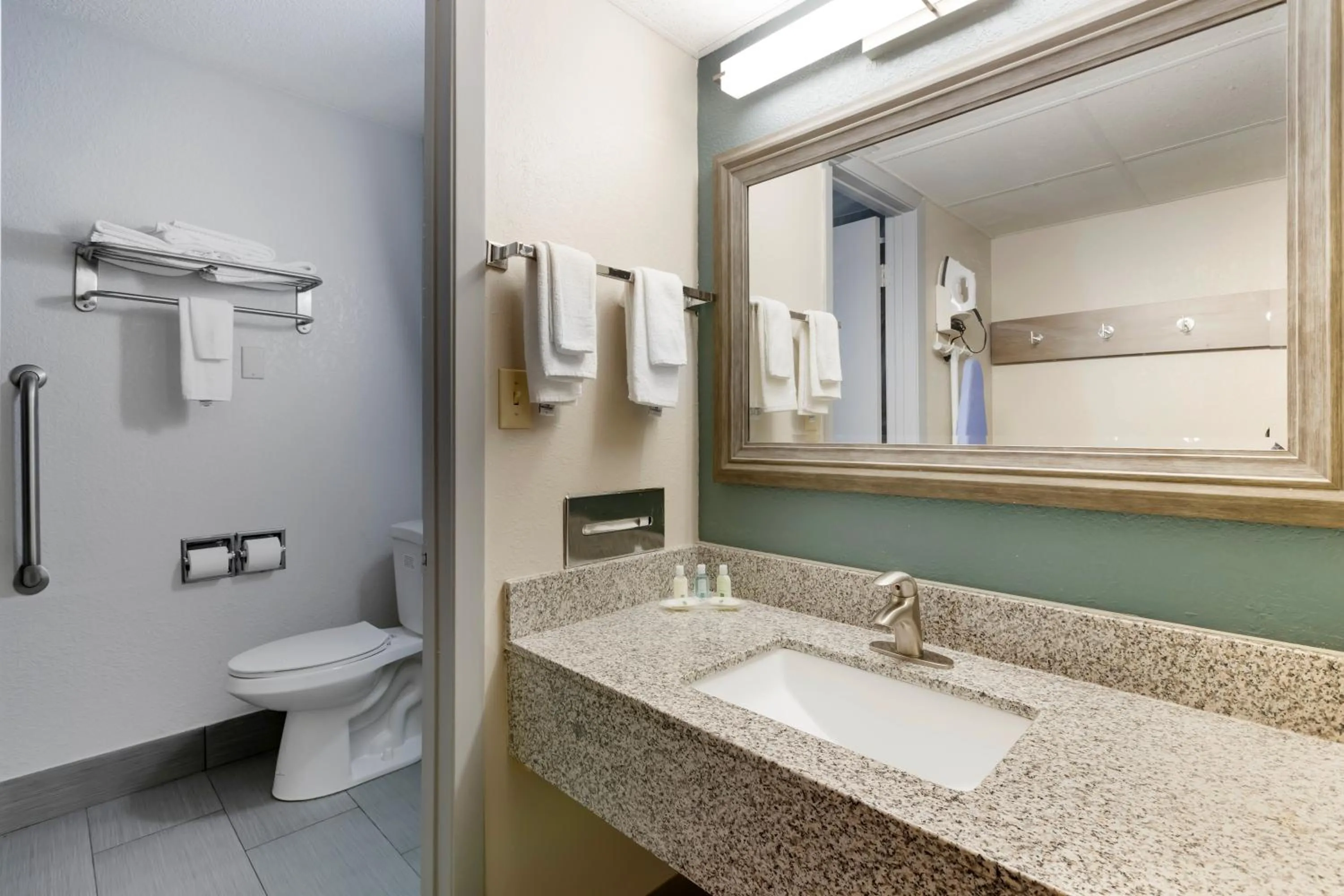 Bathroom in Quality Inn Newton at I-80