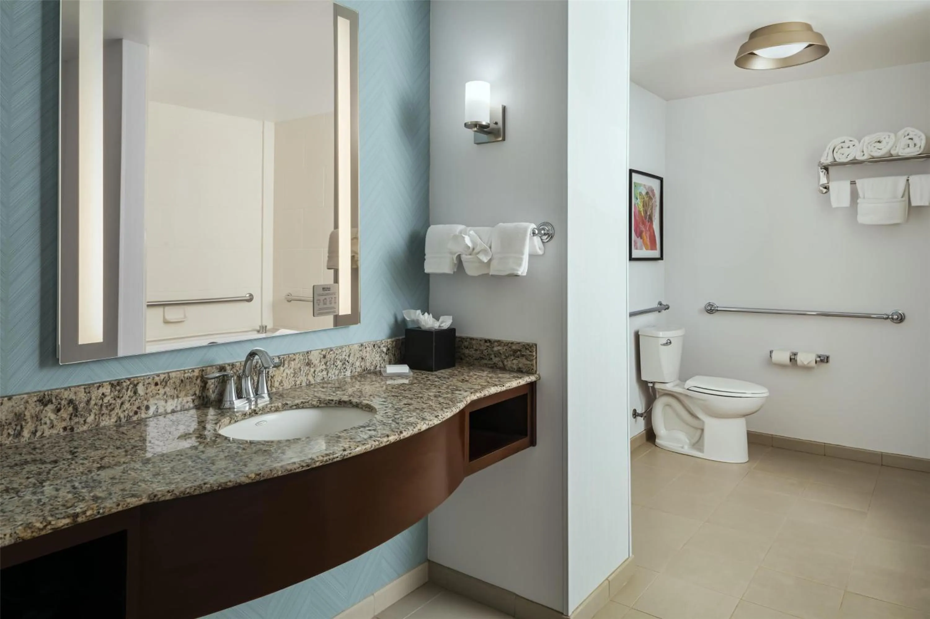 Bathroom in Hilton Garden Inn Eugene/Springfield