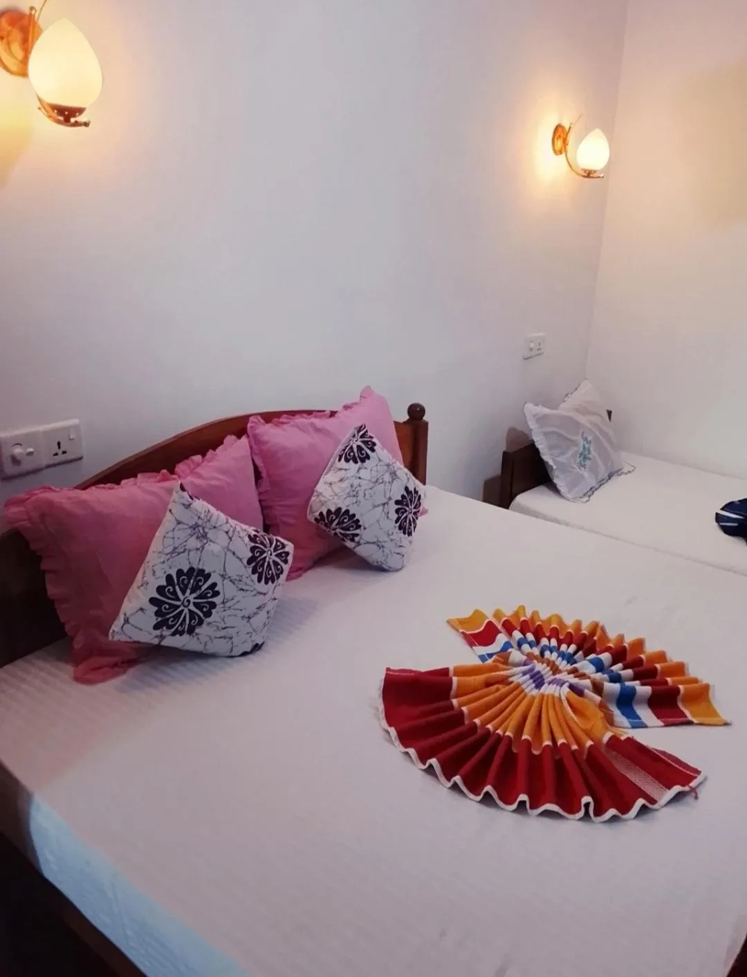 Bed in Malithis lodge