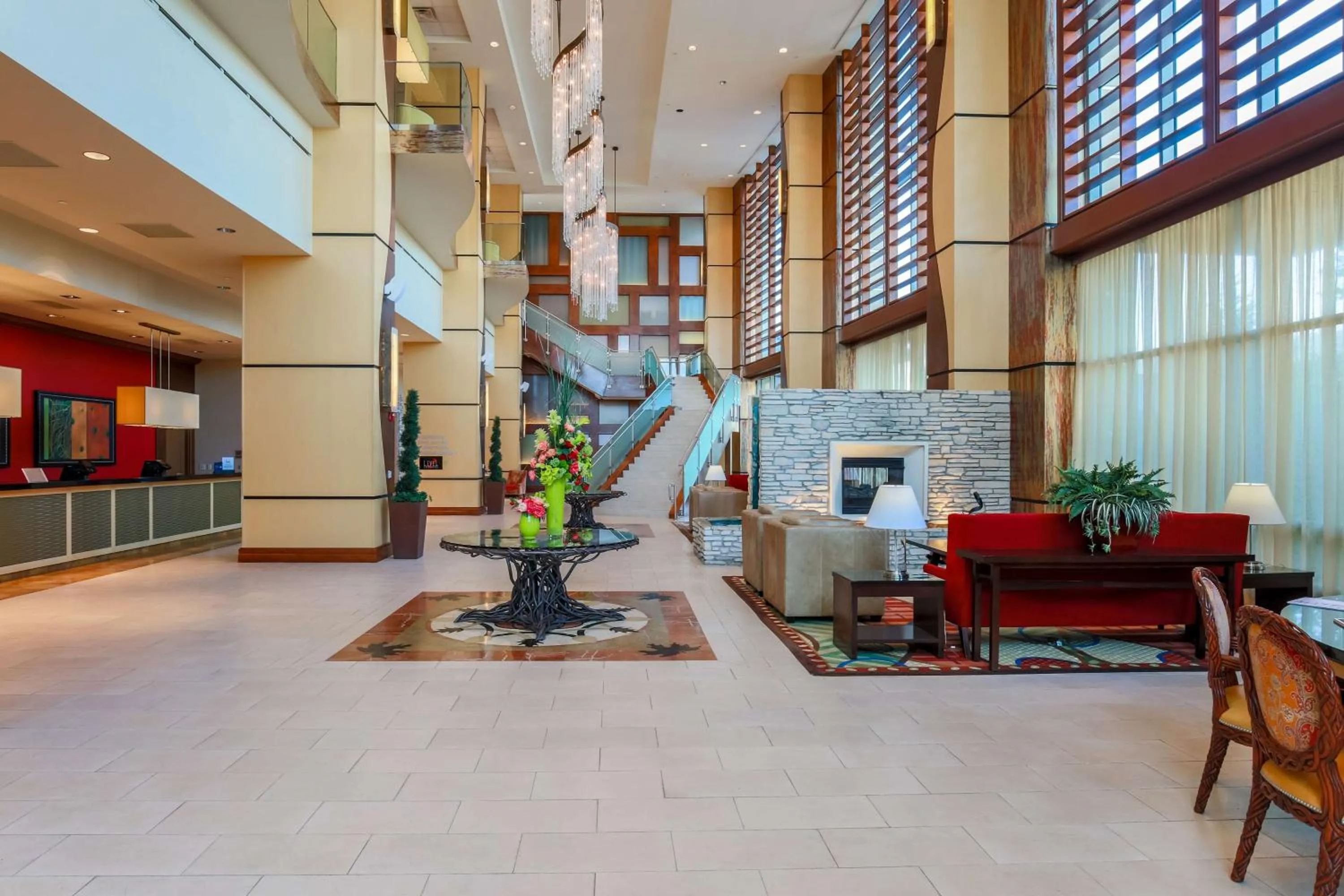 Lobby or reception in Hilton Branson Convention Center