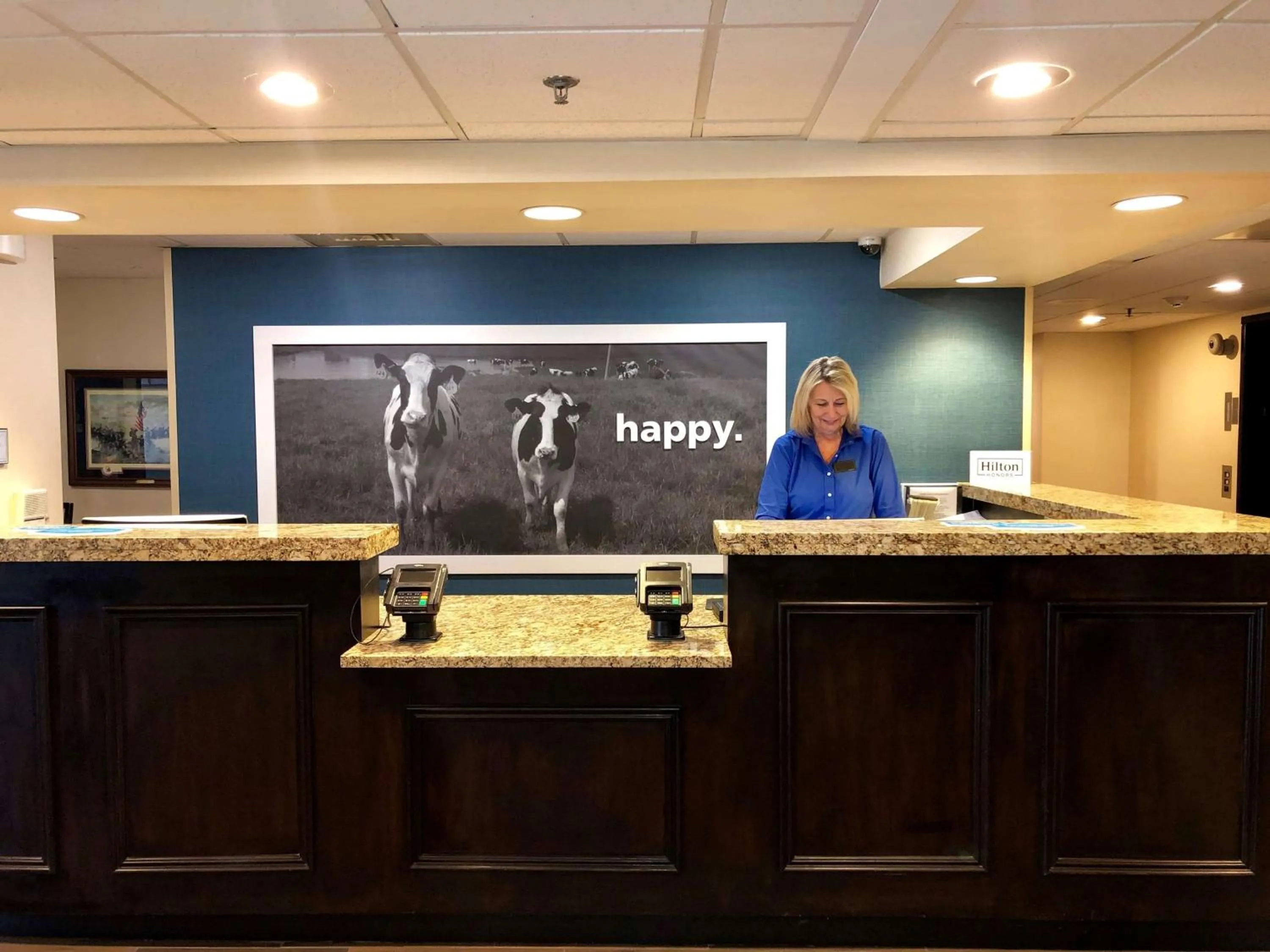 Lobby or reception in Hampton Inn Gettysburg